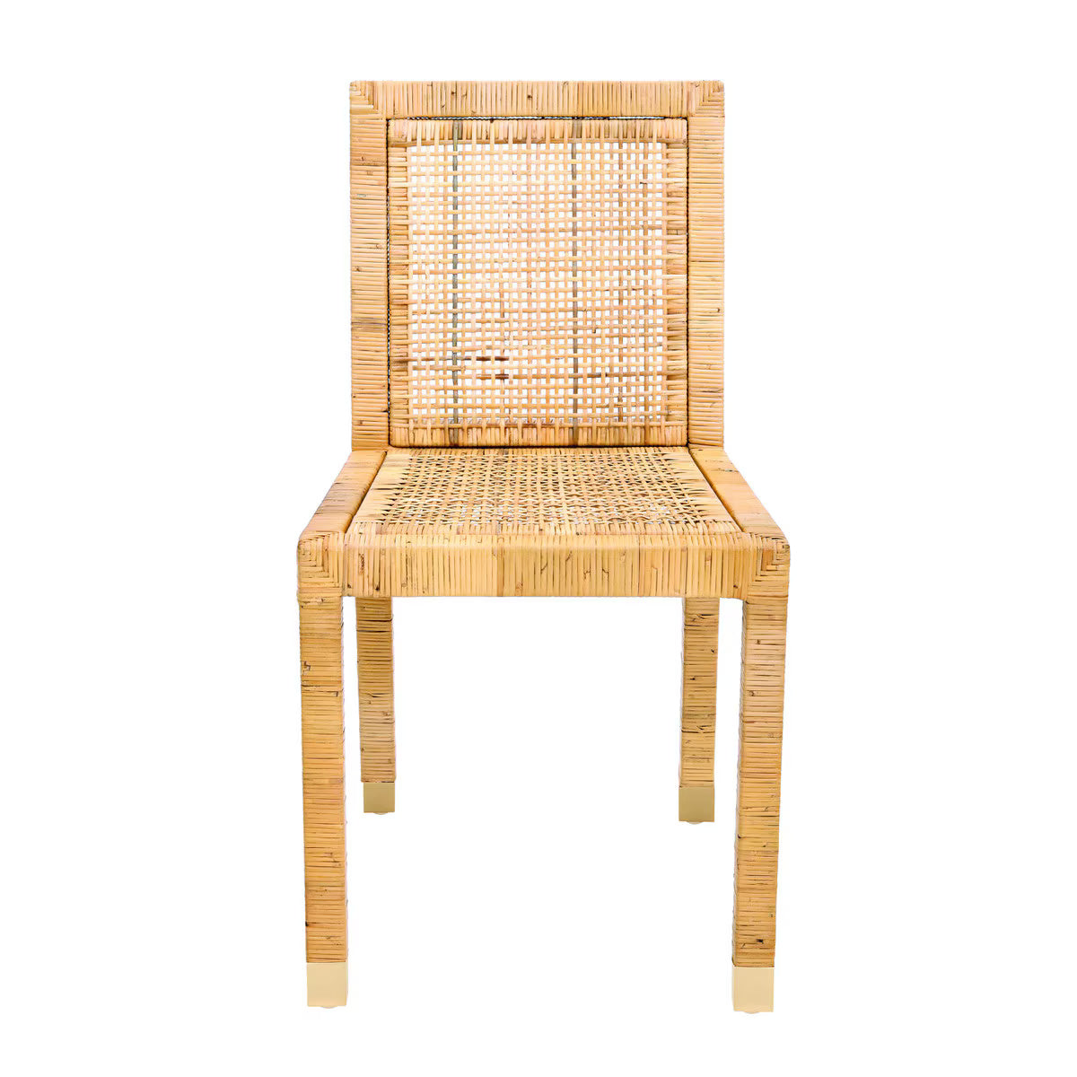 Amara Rattan Performance Fabric Dining Chair