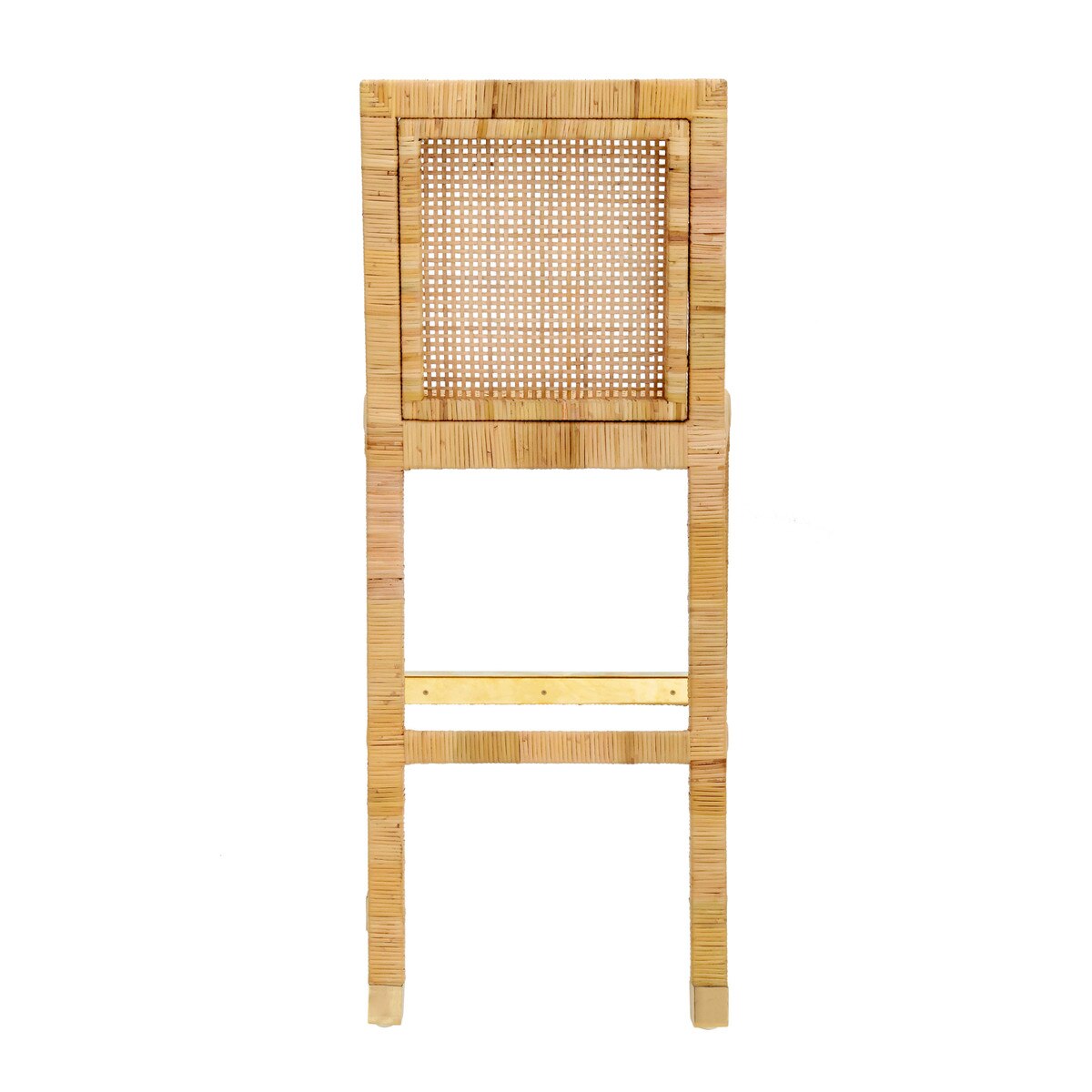 Amara Rattan Performance Fabric Bar Stool