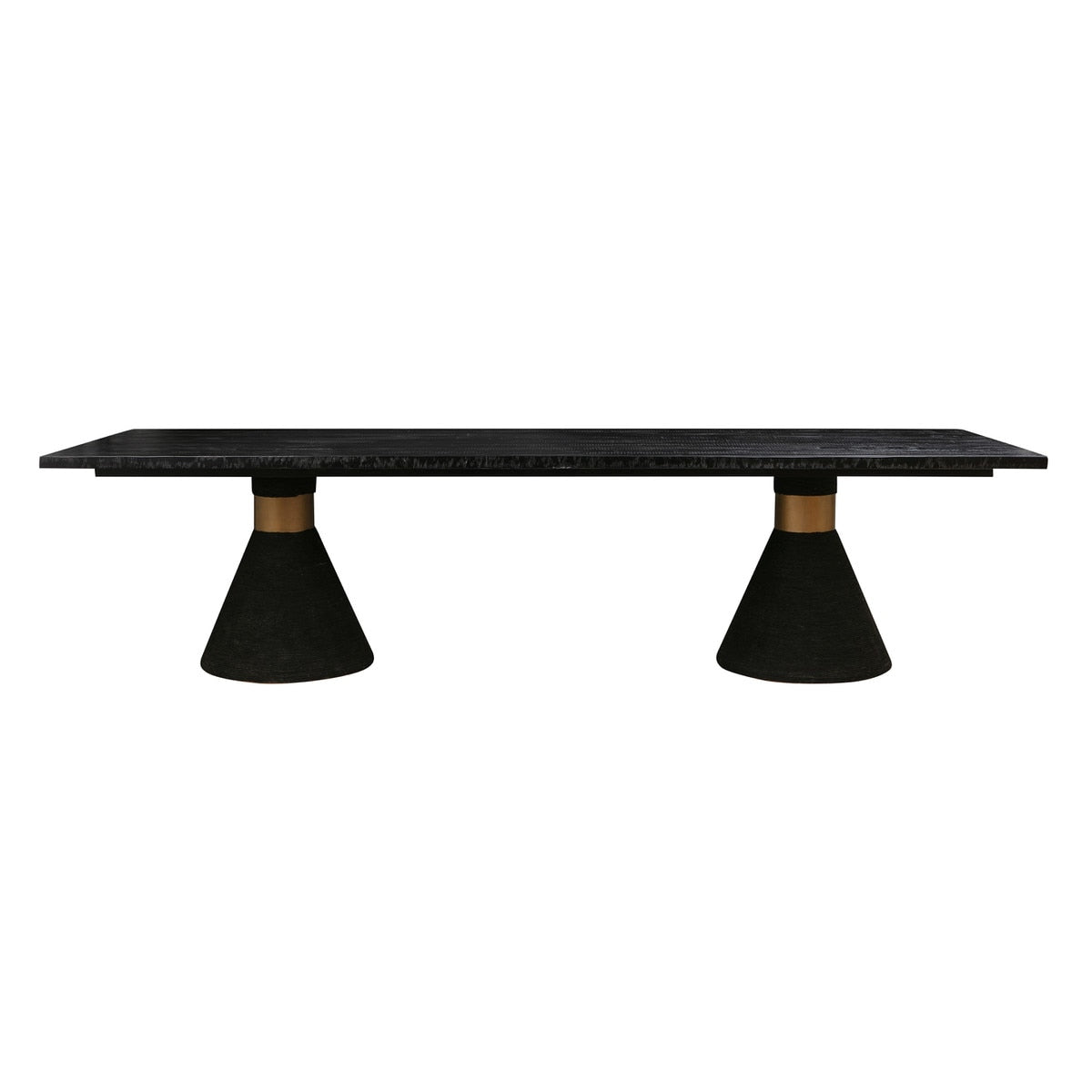 Rishi Black Rope Rectangular Table