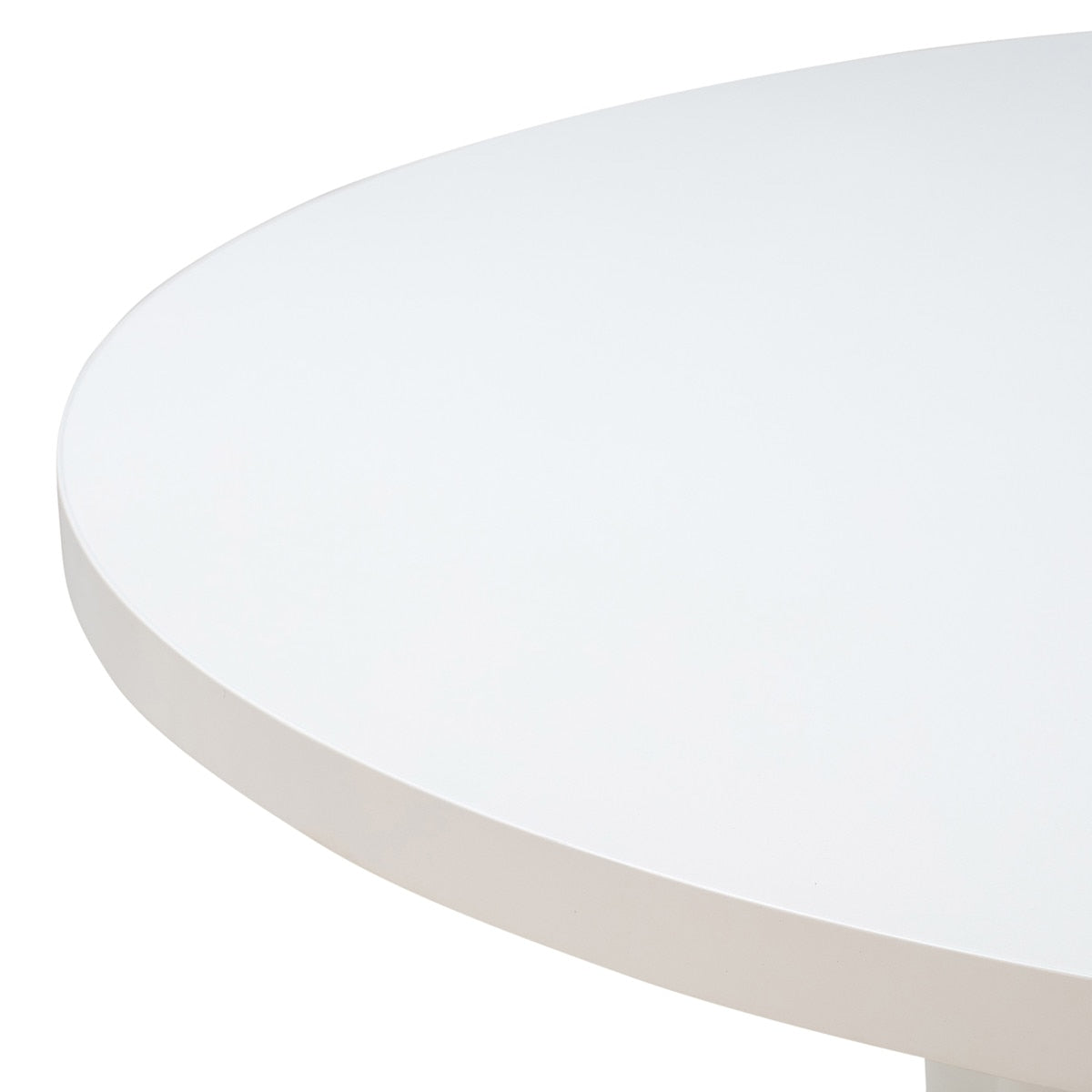 Kali White 55" Round Dining Table