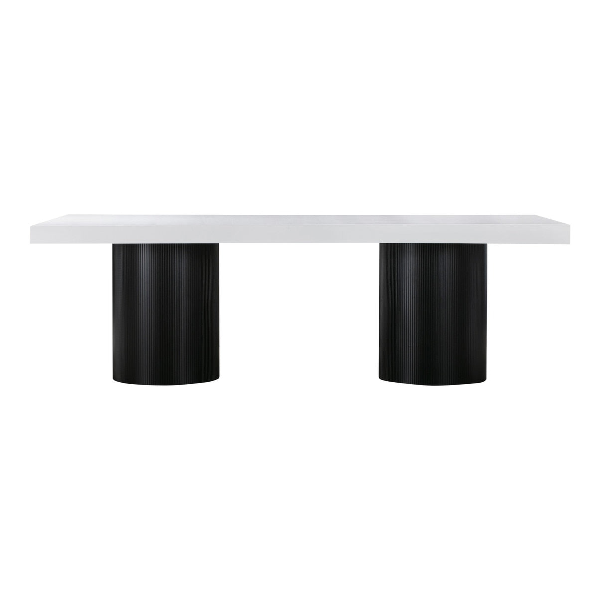 Nova White Lacquer 95" Rectangular Dining Table