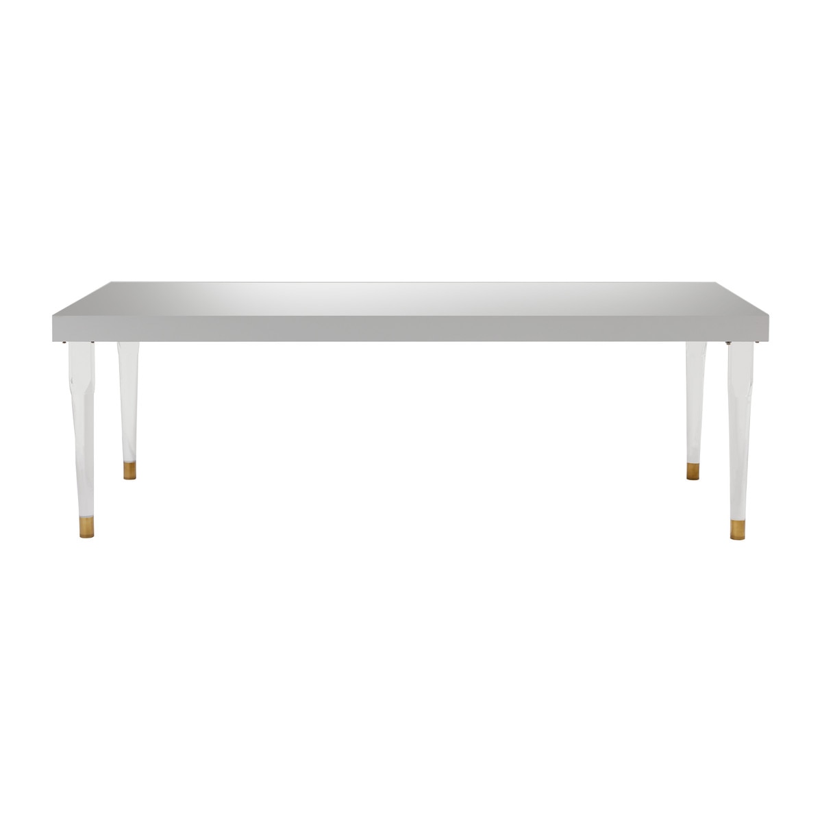 Tabby White Lacquer 95" Rectangular Dining Table