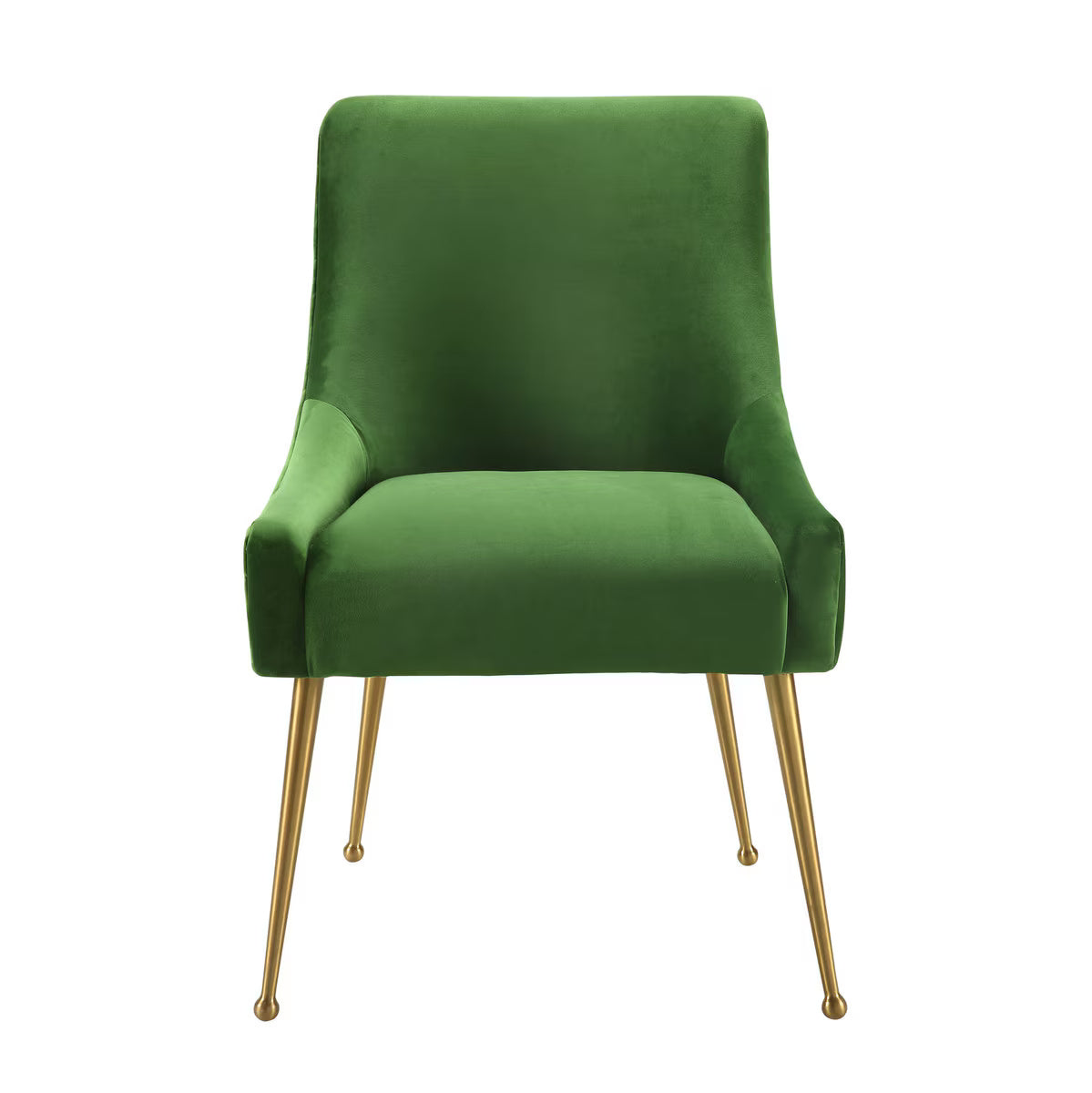 Beatrix Green Velvet Side Chair