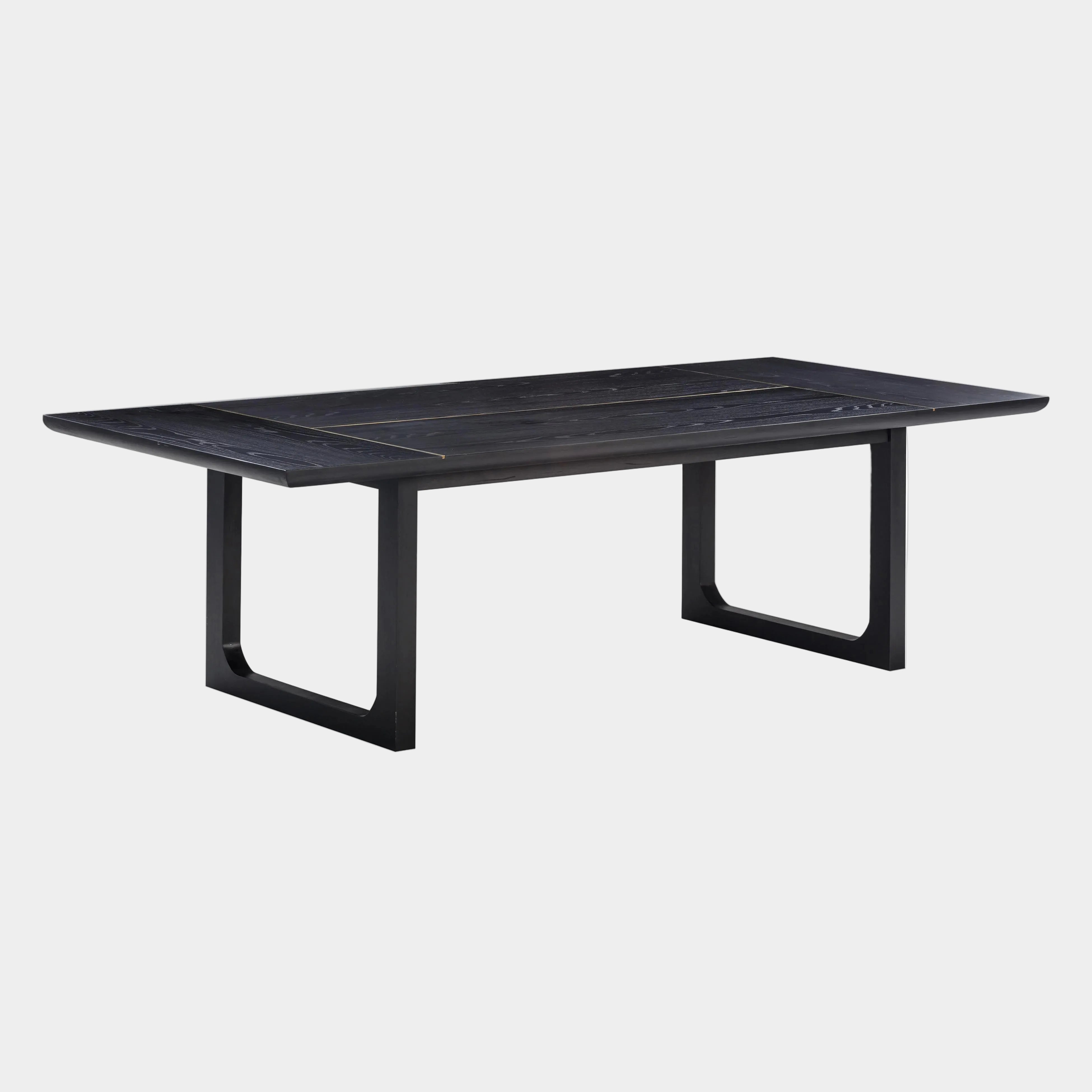 Shiloh 102" Black Ash Rectangular Dining Table