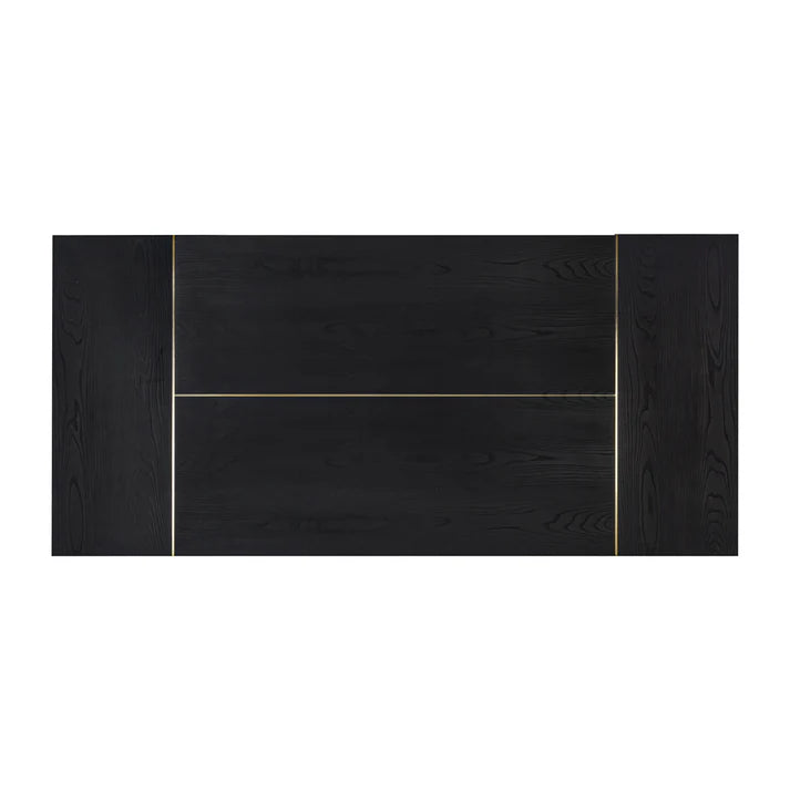 Shiloh Black Ash 102" Rectangular Dining Table