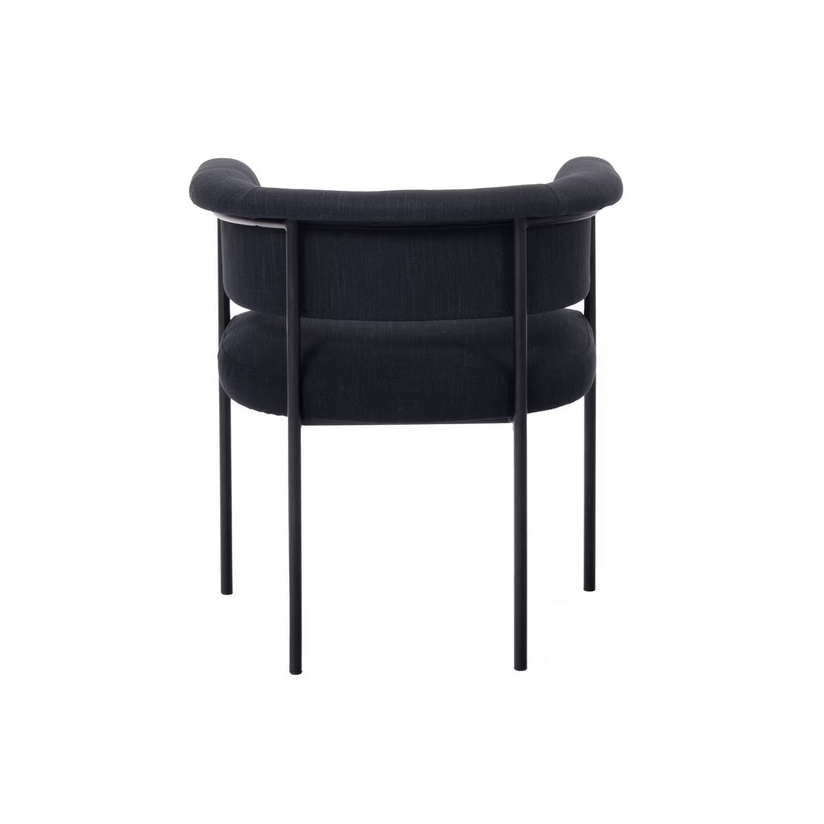 Taylor Black Performance Linen Dining Chair