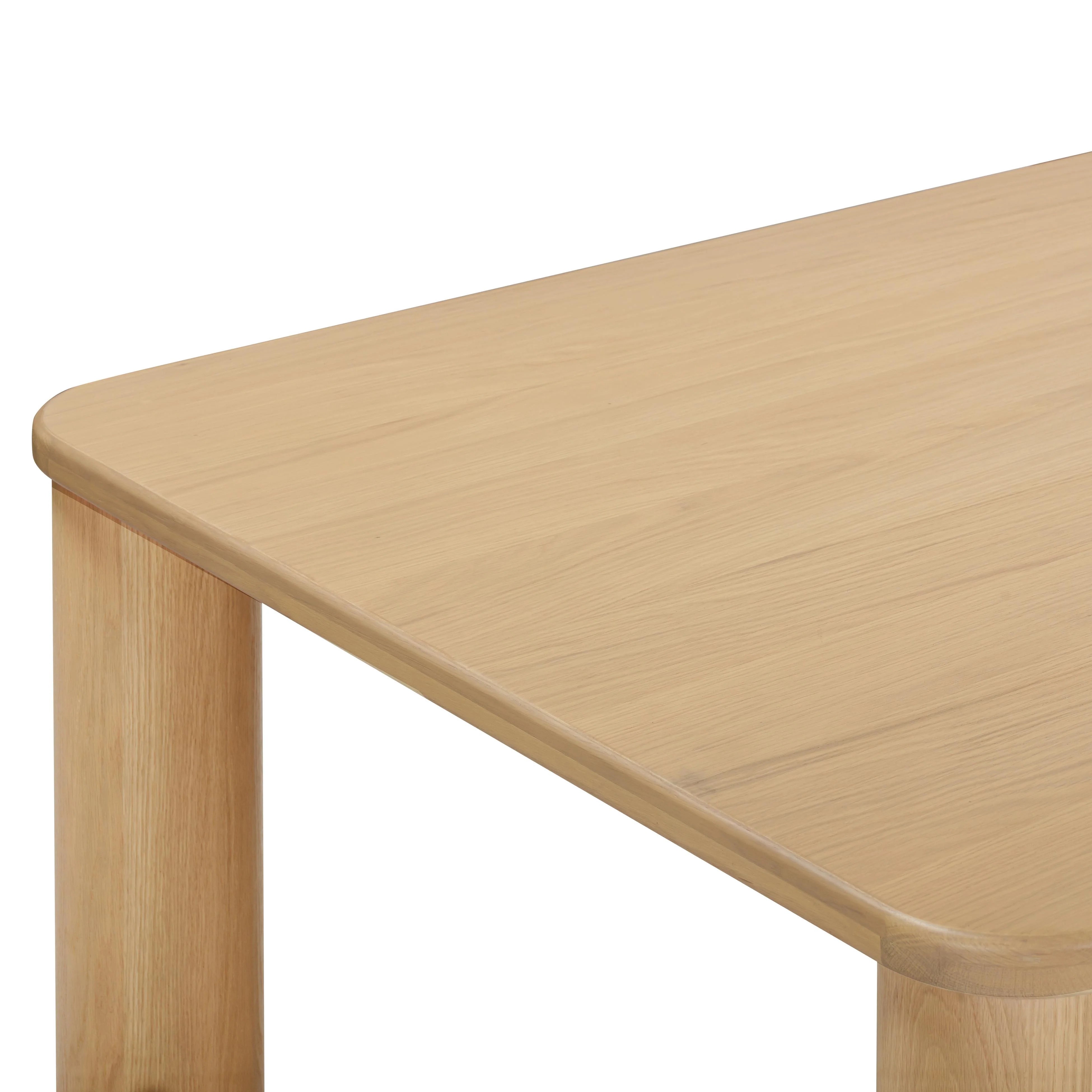 Akola 106" Oak Rectangular Dining Table