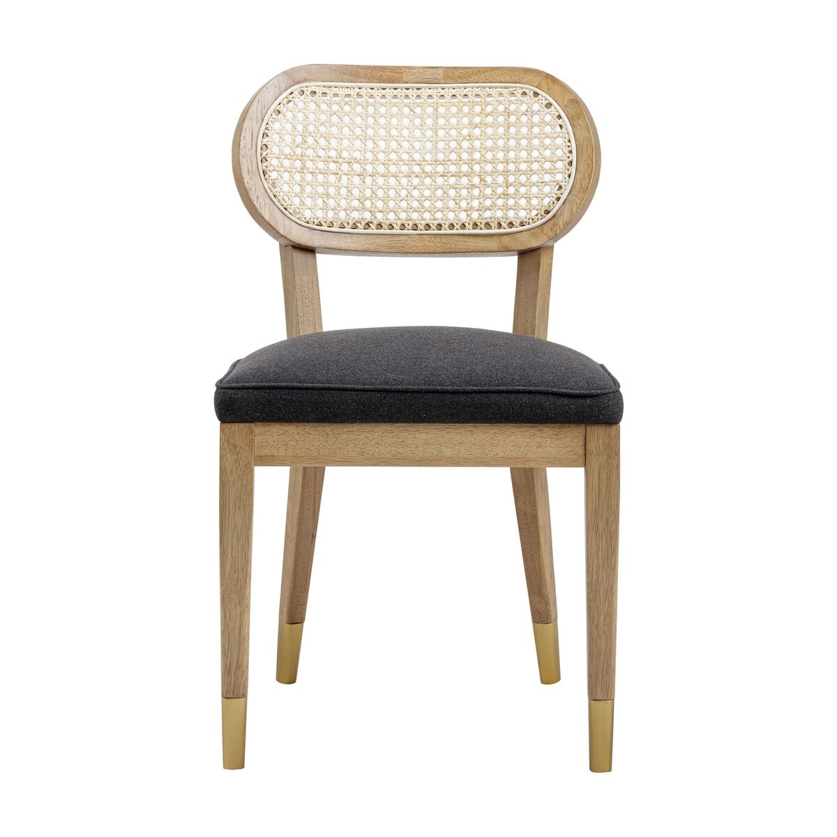 Cosette Black Performance Linen Dining Chair