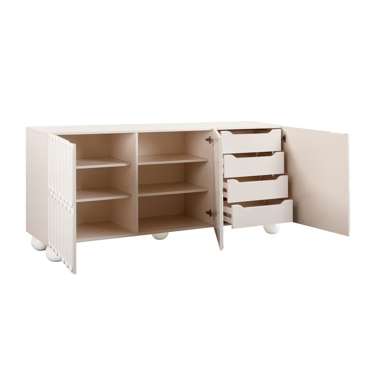 Buffet Taupe Motif Tori 