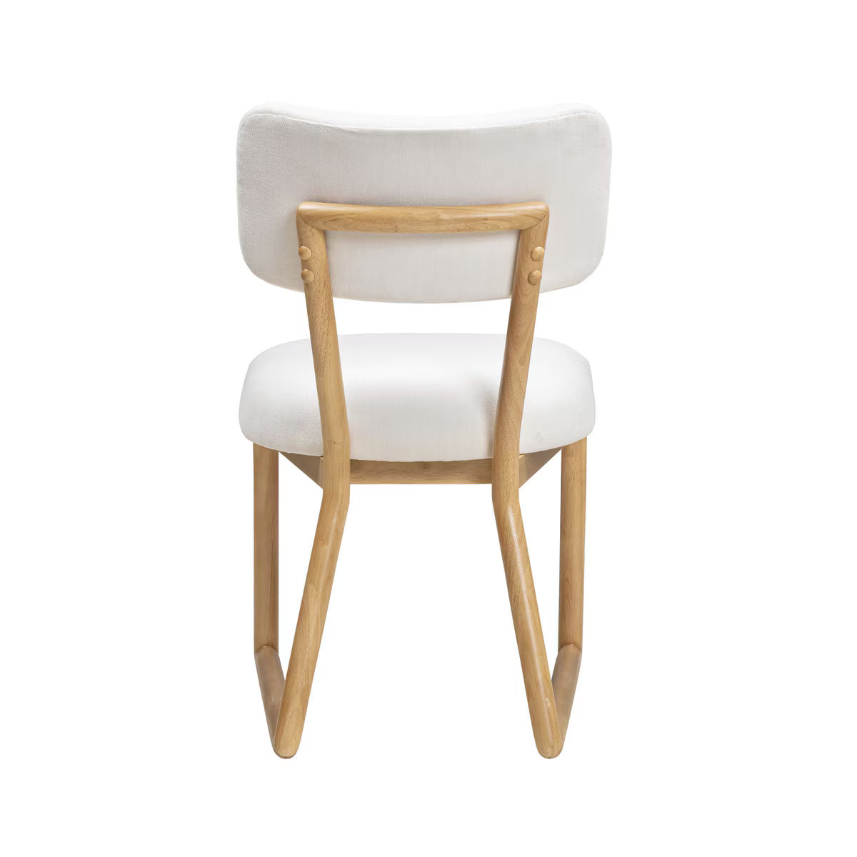 Bobbie Cream Performance Upcycled Fabric Dining Chair