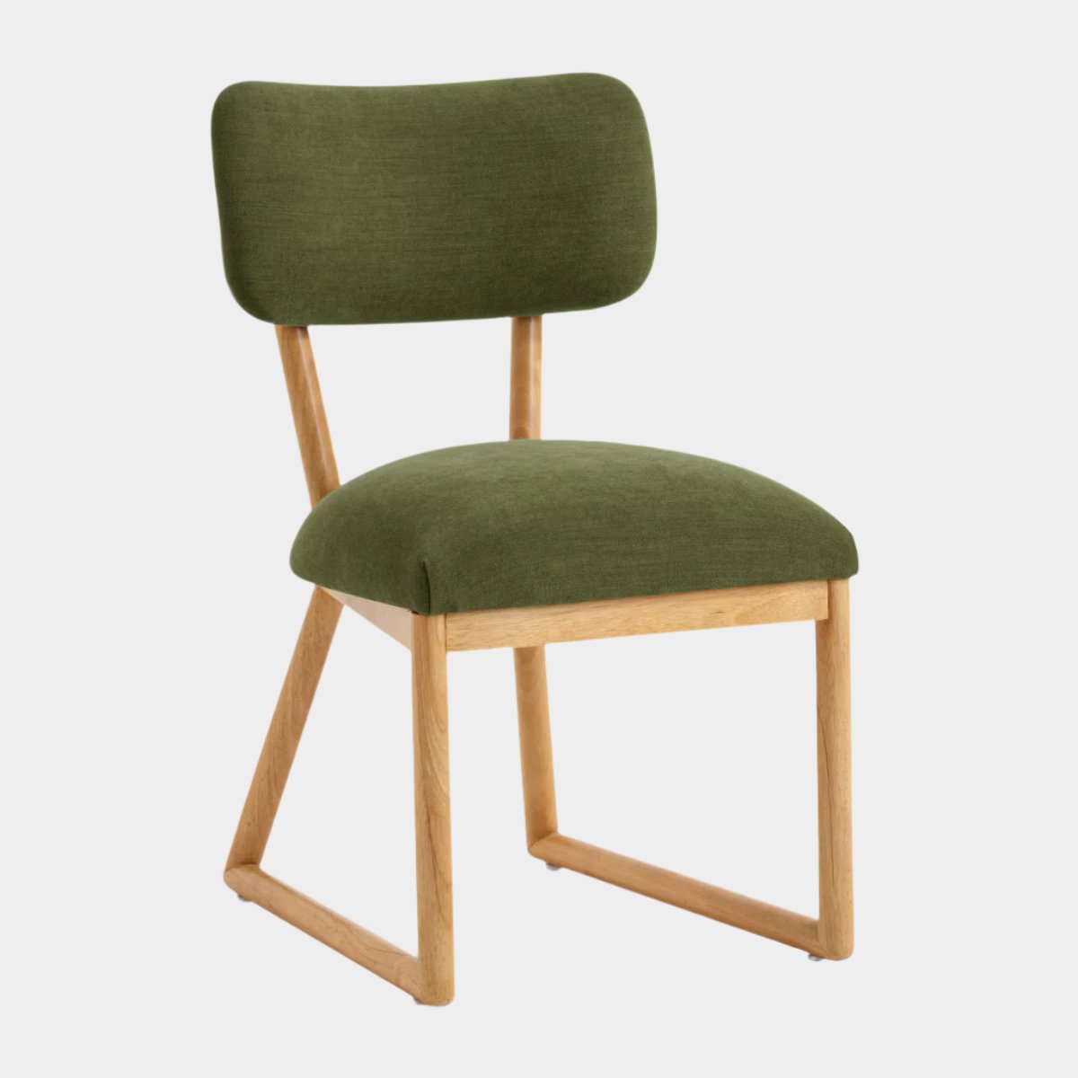 Bobbie Green Performance Upcycled Fabric Dining Chair