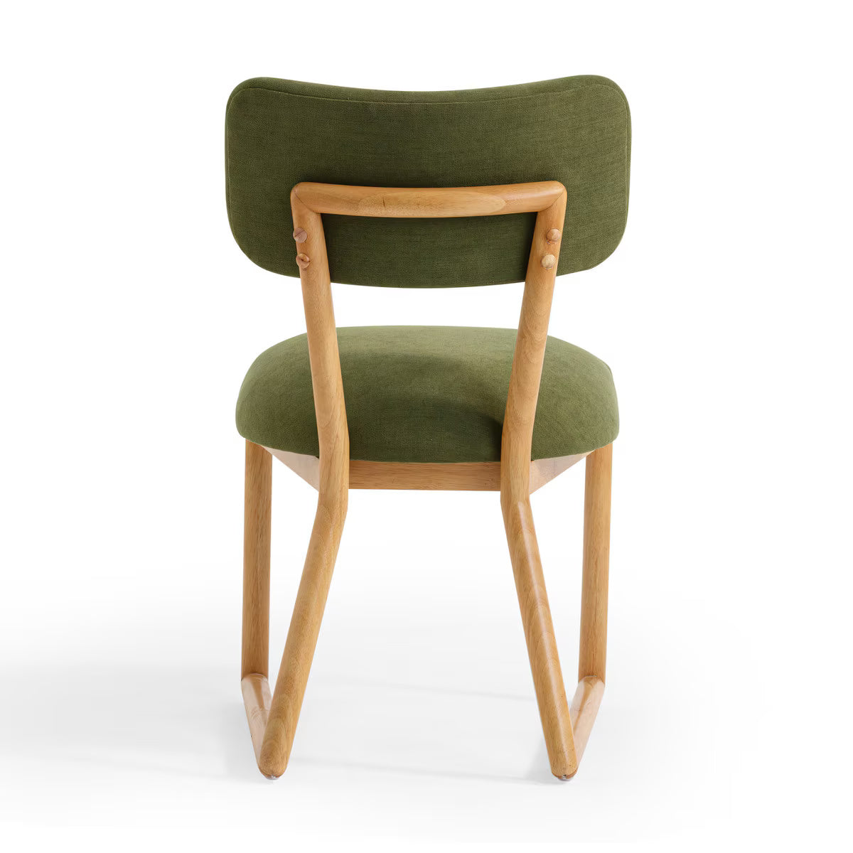 Bobbie Green Performance Upcycled Fabric Dining Chair