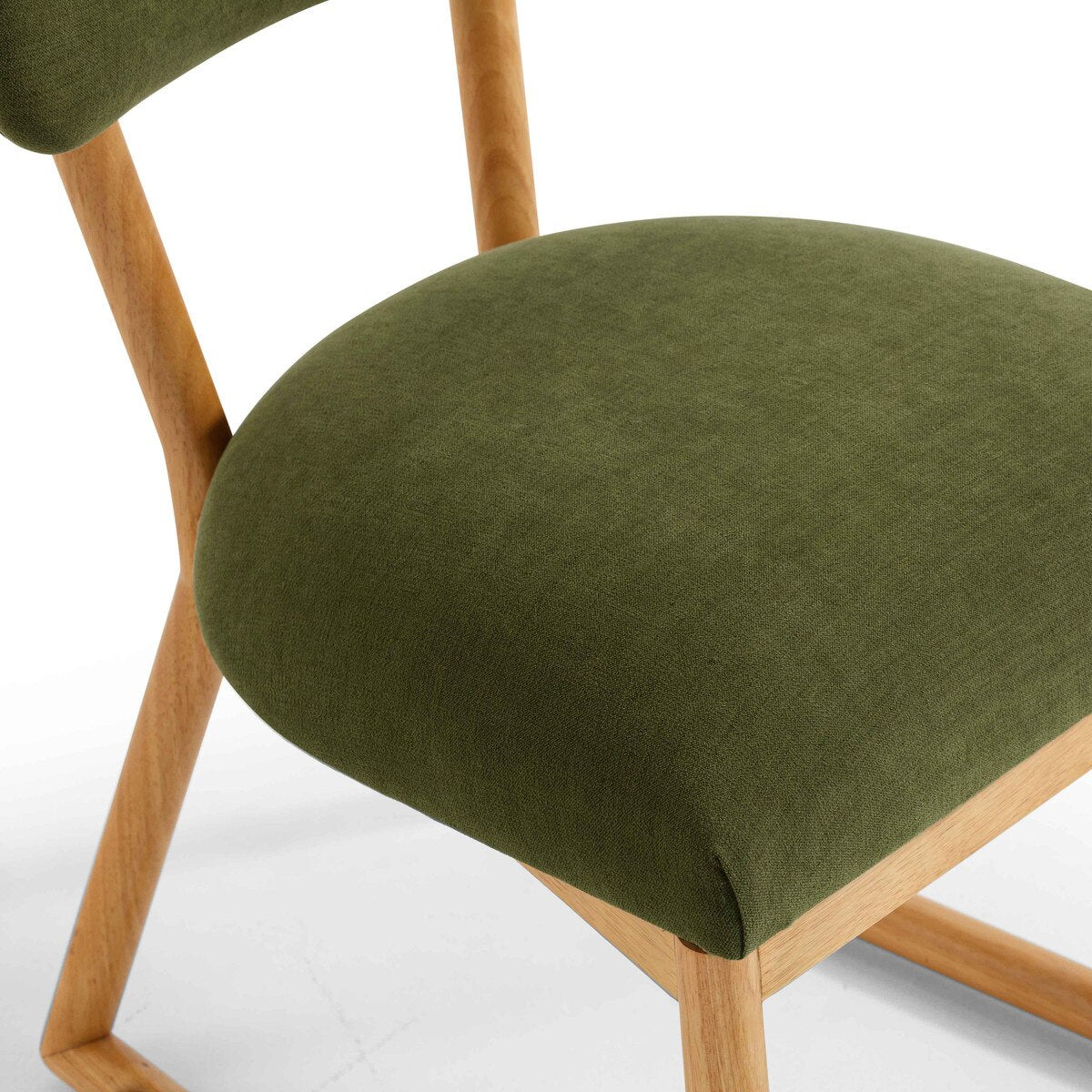 Bobbie Green Performance Upcycled Fabric Dining Chair