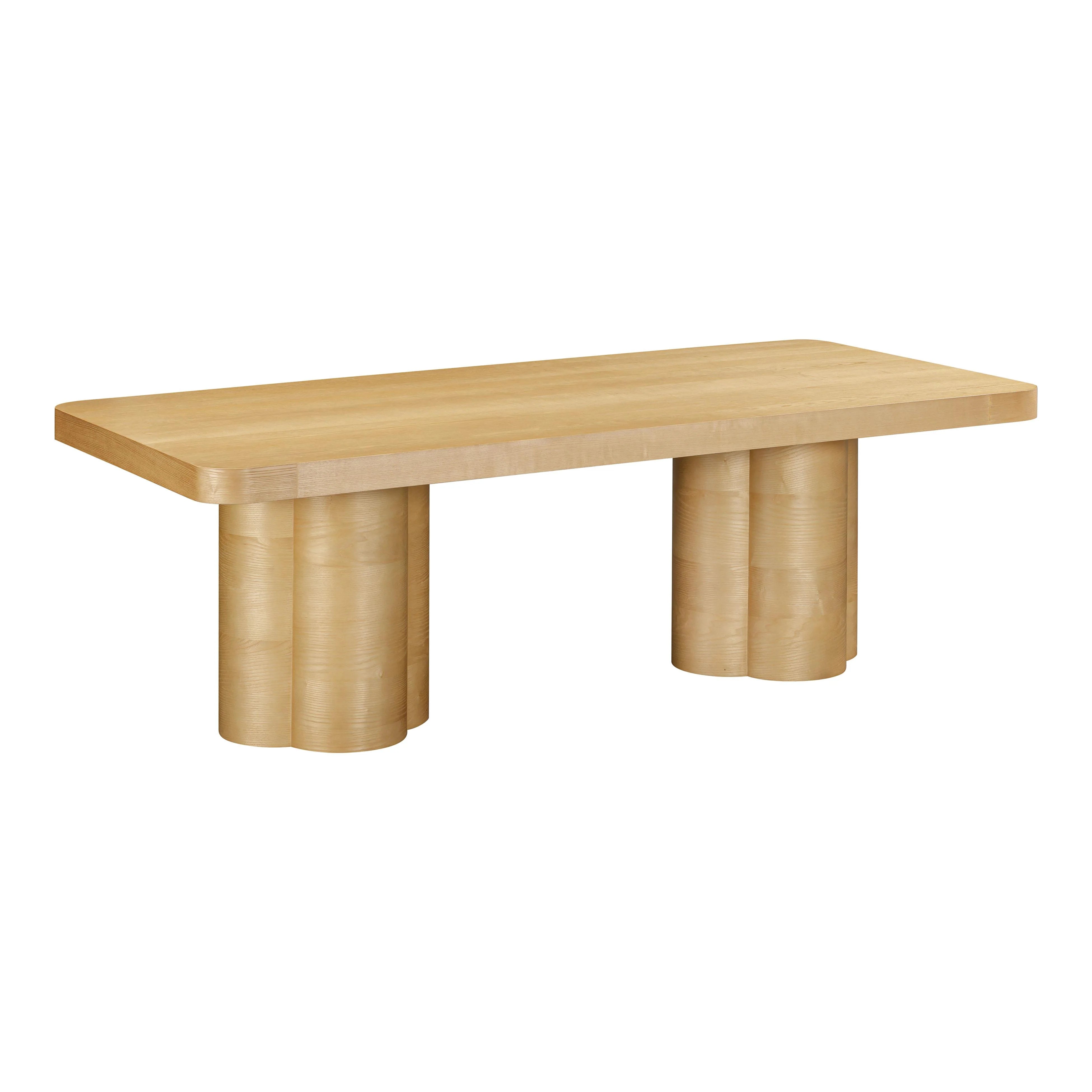 Bambi 90" Ash Rectangular Dining Table