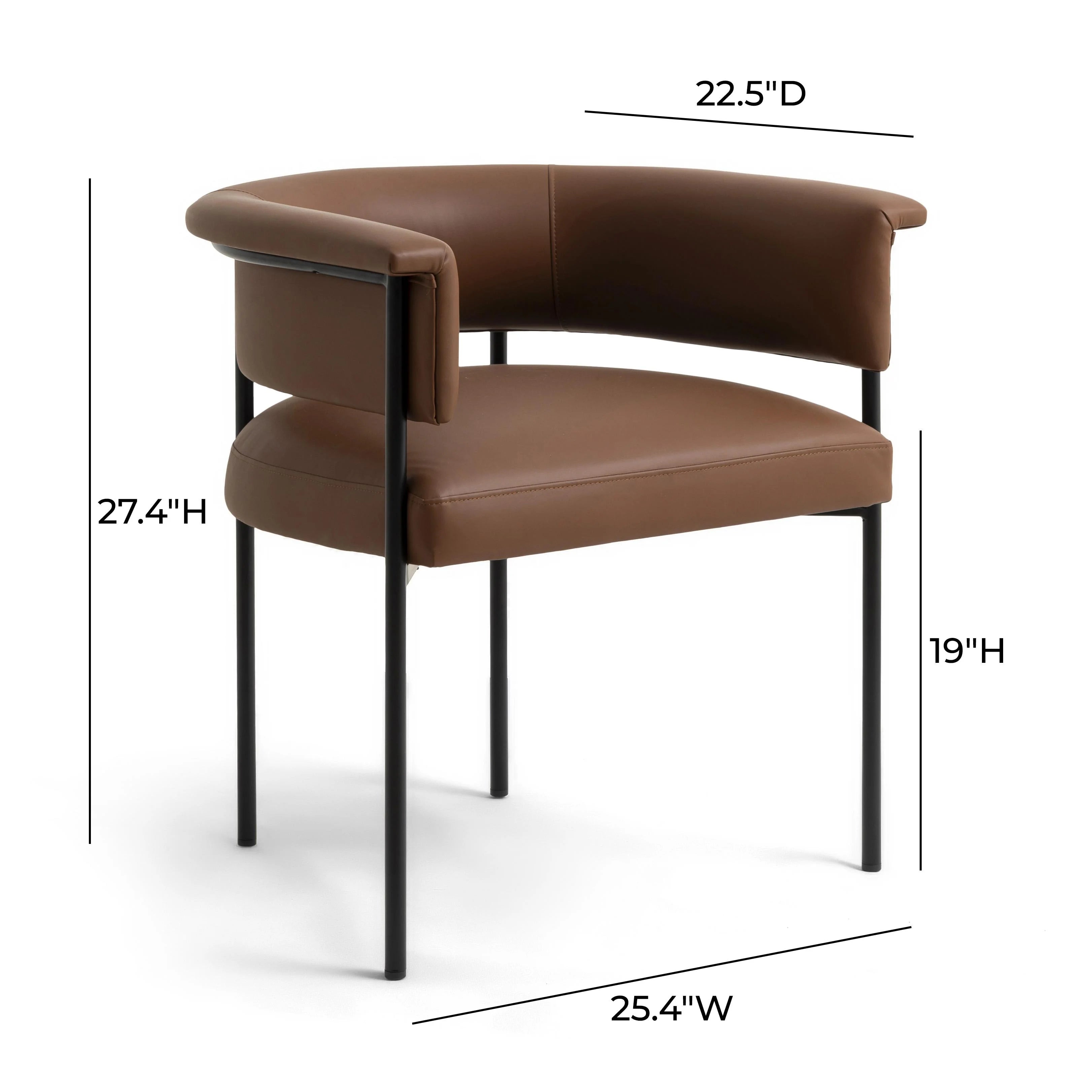 Taylor Performance Vegan Leather Dining Chair