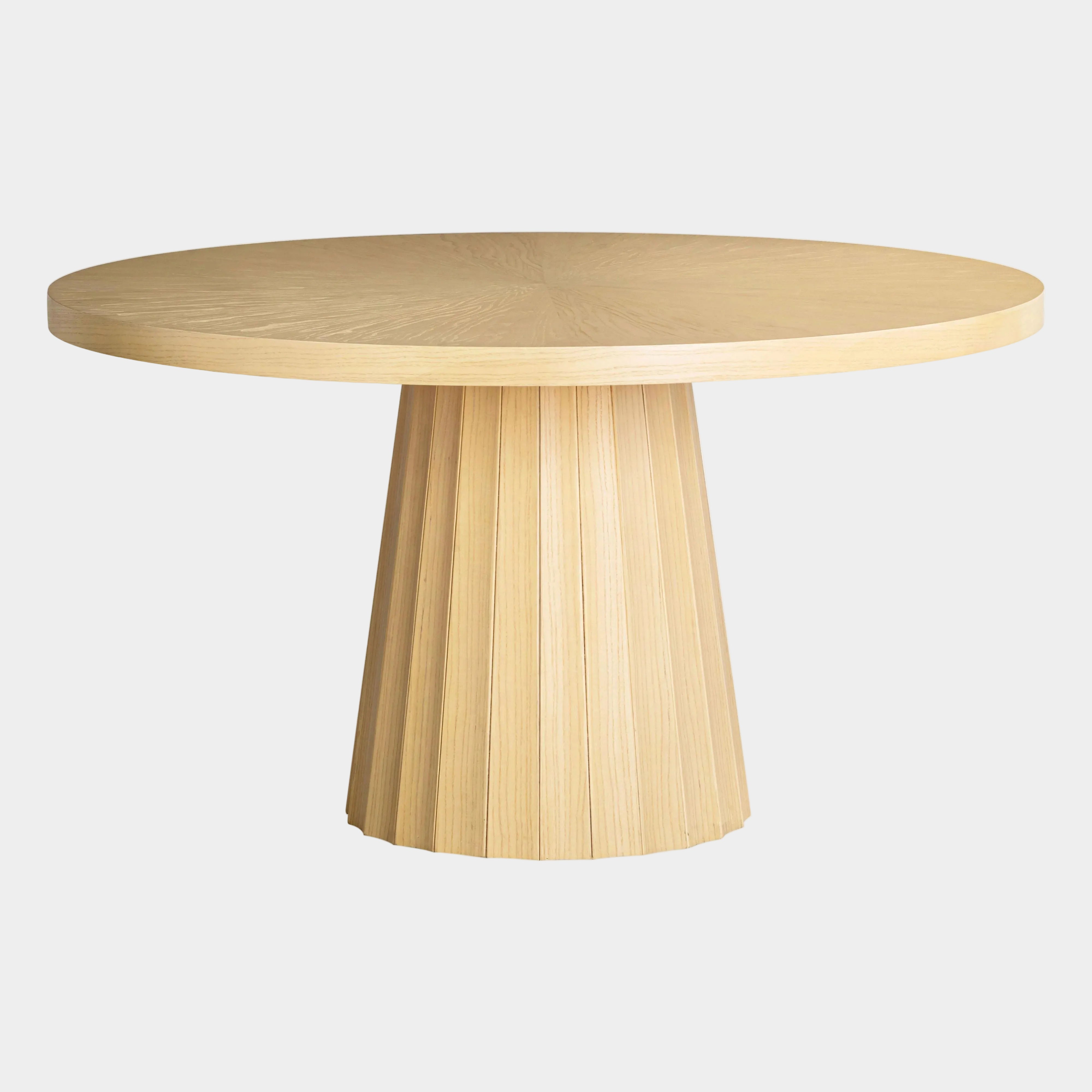 Meri Natural Round Dining Table (41"-56")