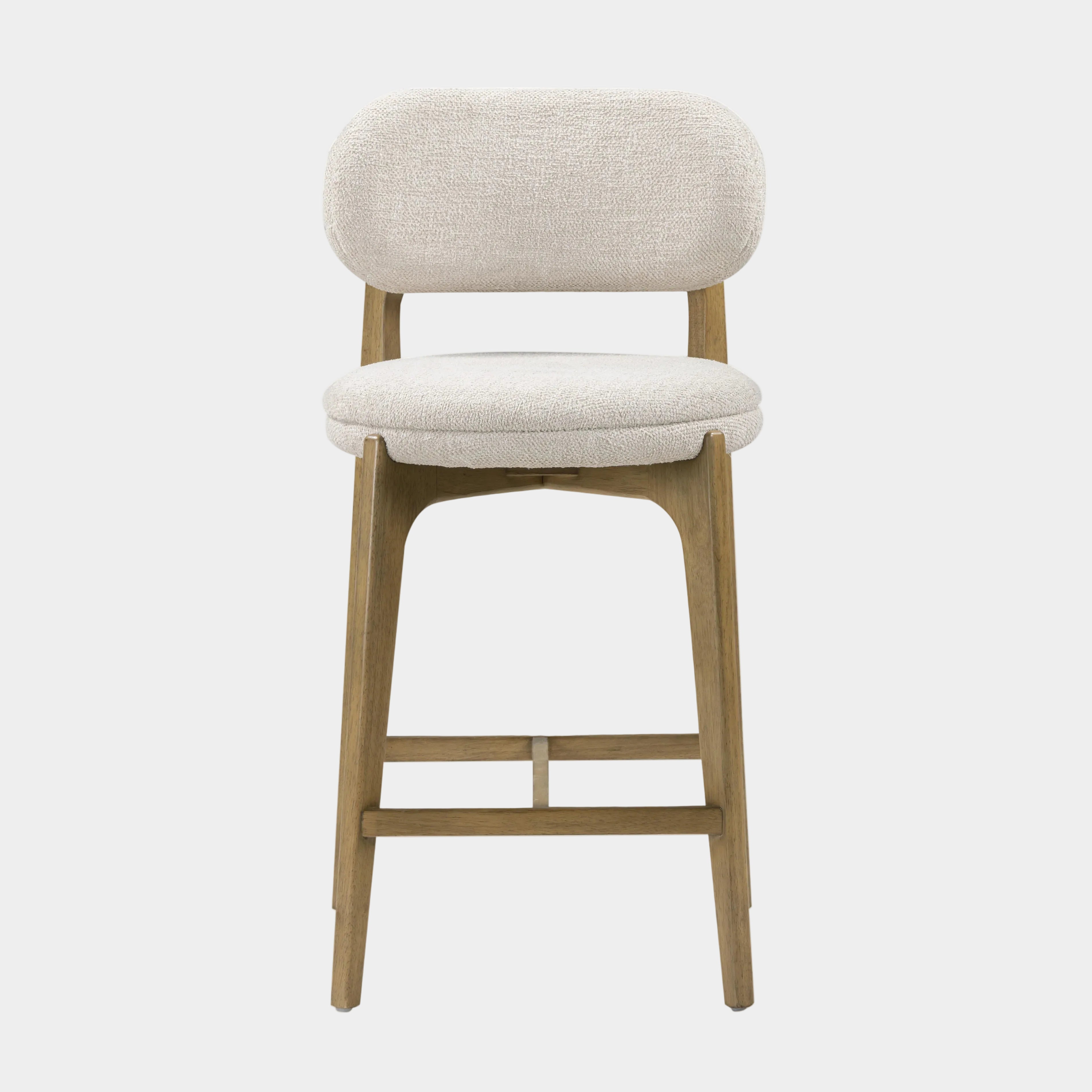 Carnation Performance Fabric Counter Stool