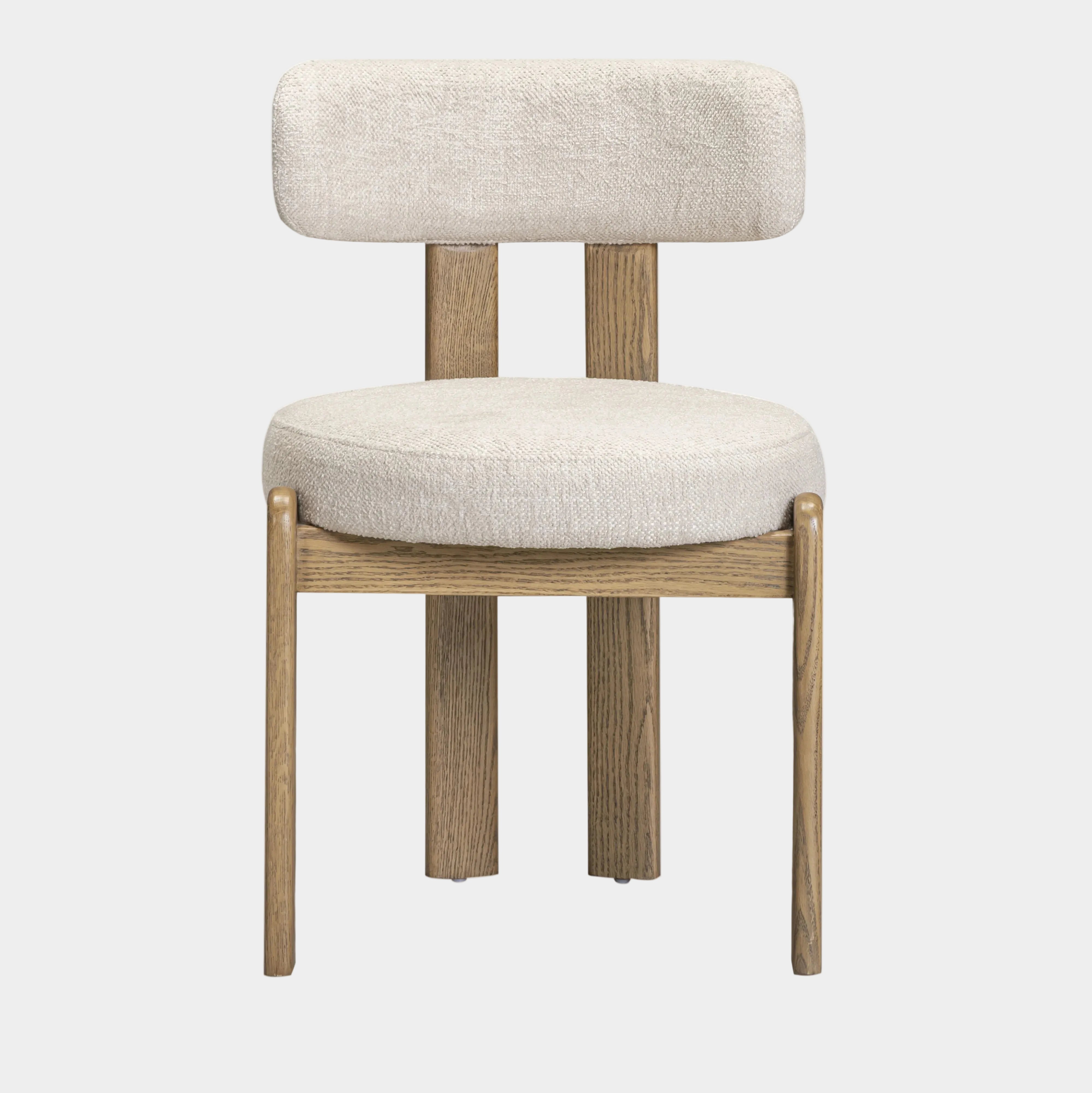 Odessa Cream Performance Fabric Dining Chair