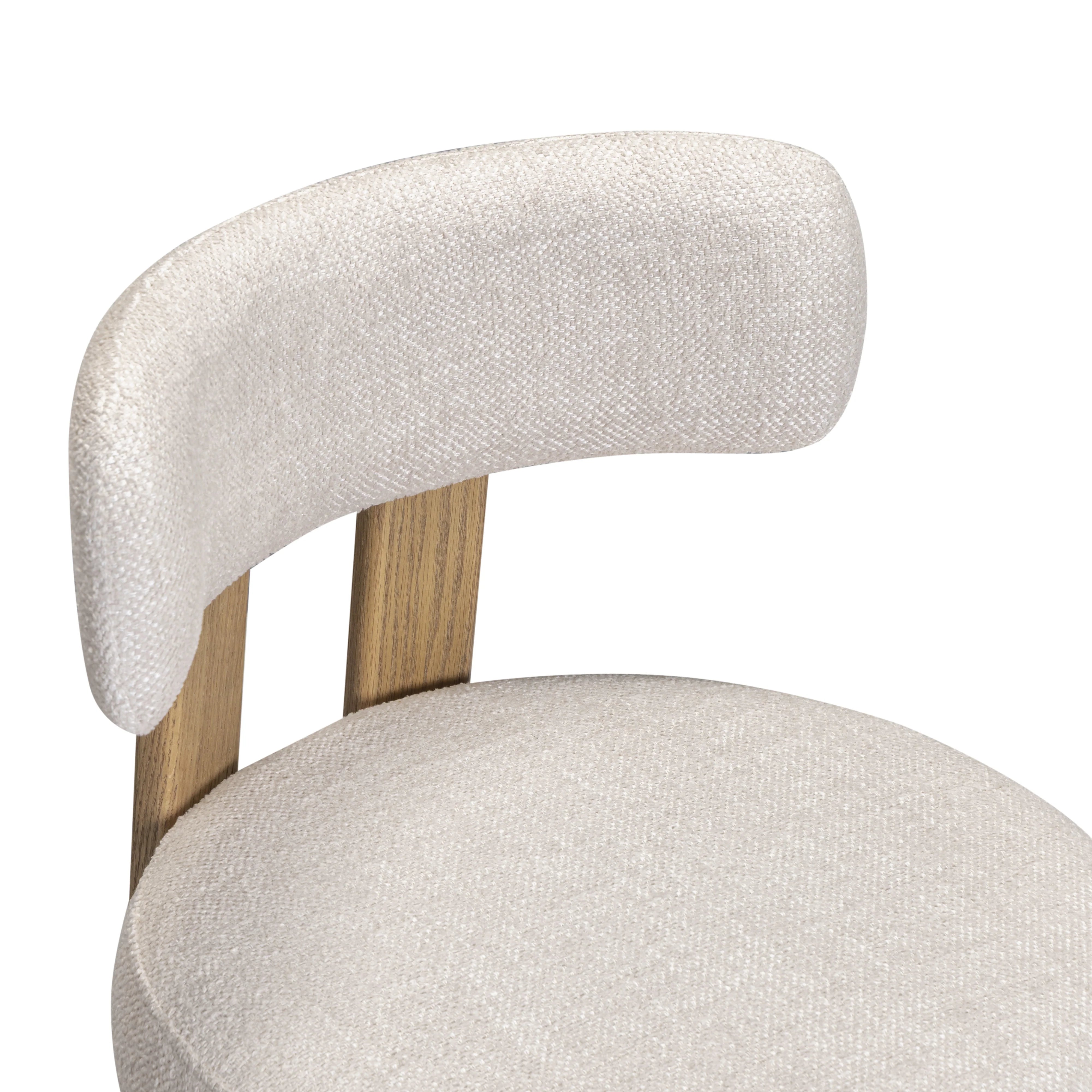 Odessa Cream Performance Fabric Counter Stool