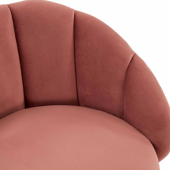 Myla Velvet Swivel Stool