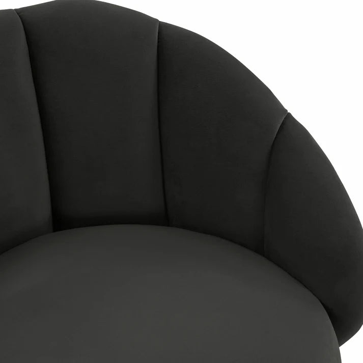 Myla Velvet Swivel Stool