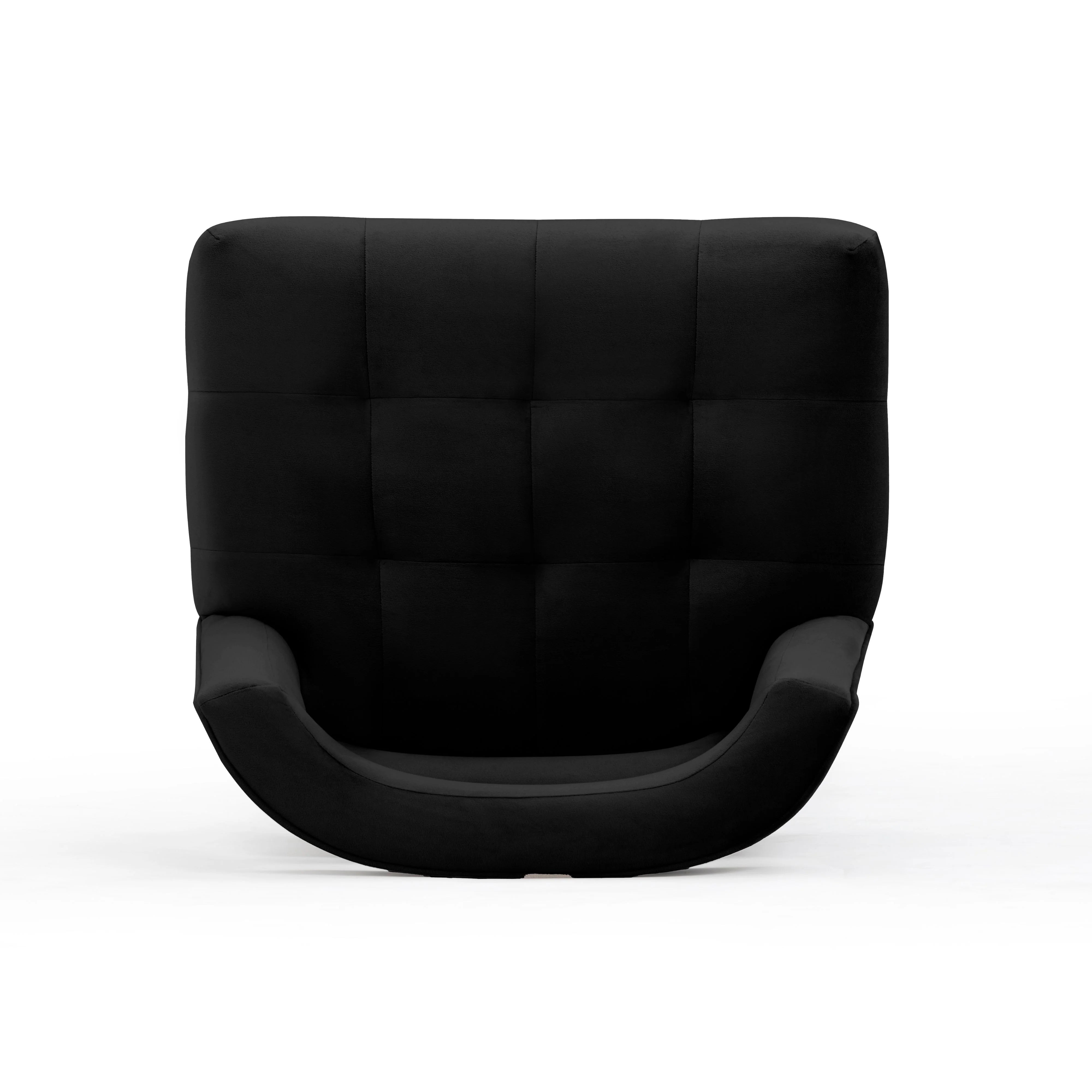 Tabouret de bar en velours bleu marine Hart