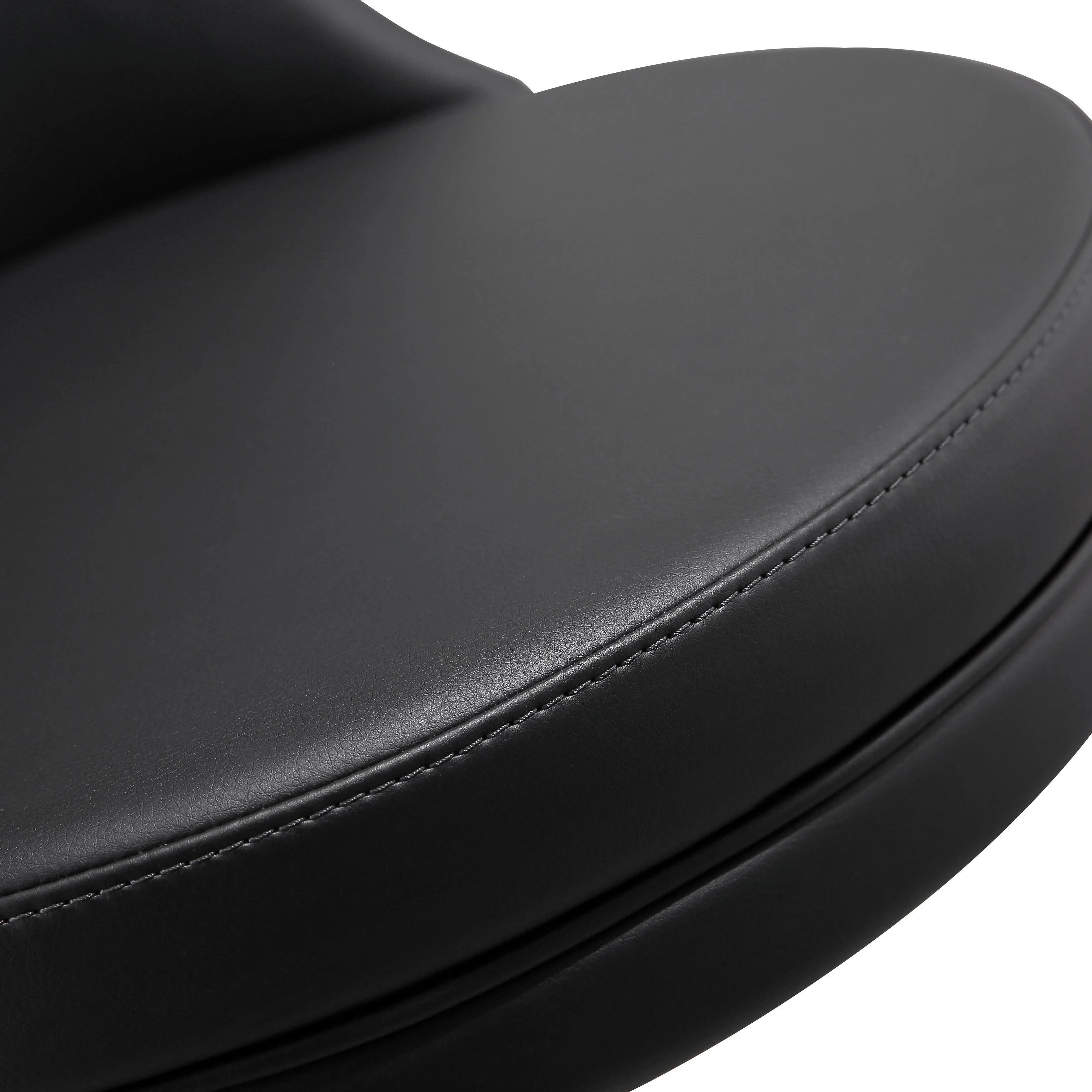 Tabouret réglable en cuir végétalien et argent Reagan Sea Foam Green Performance