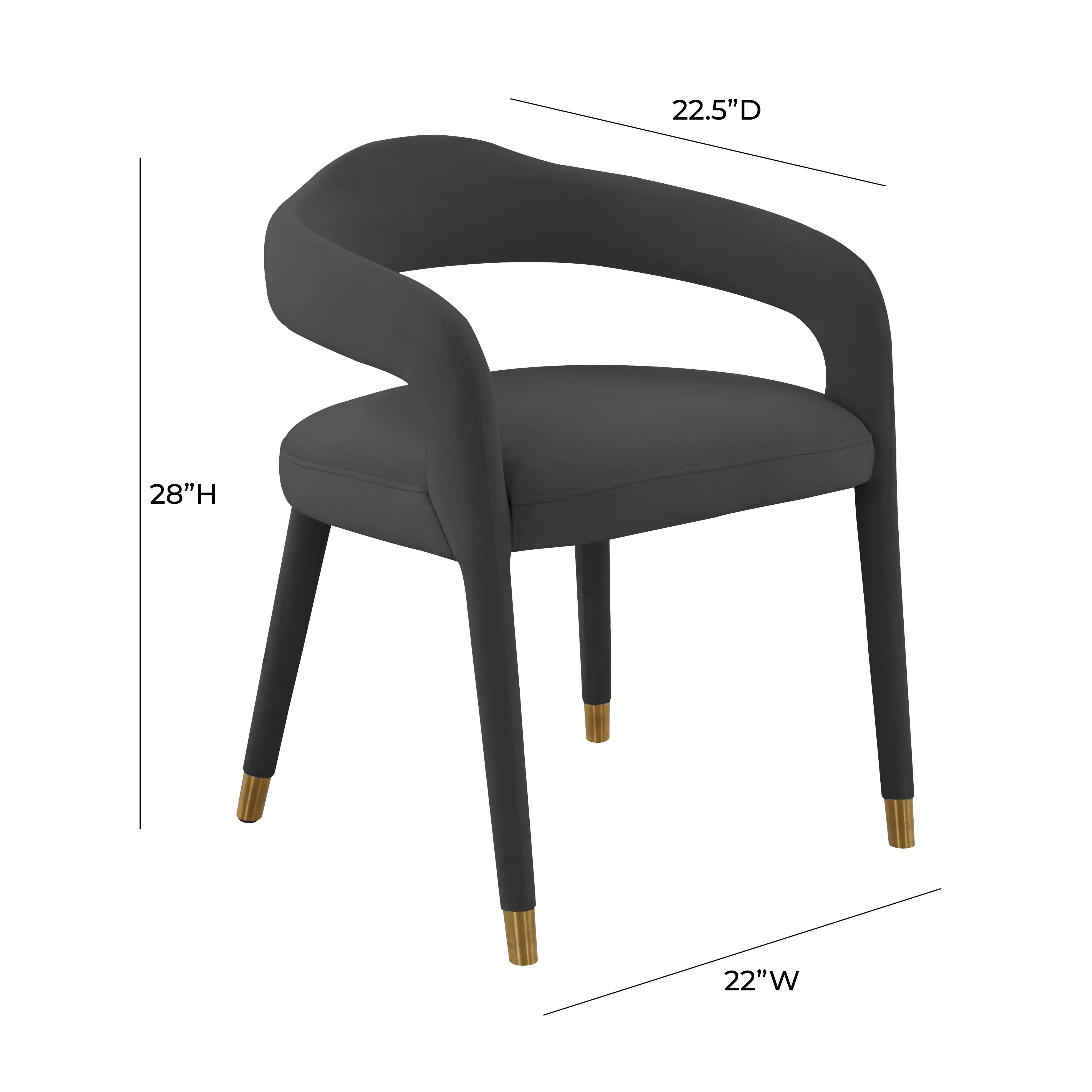 Lucia Performance Velvet Dining Chair