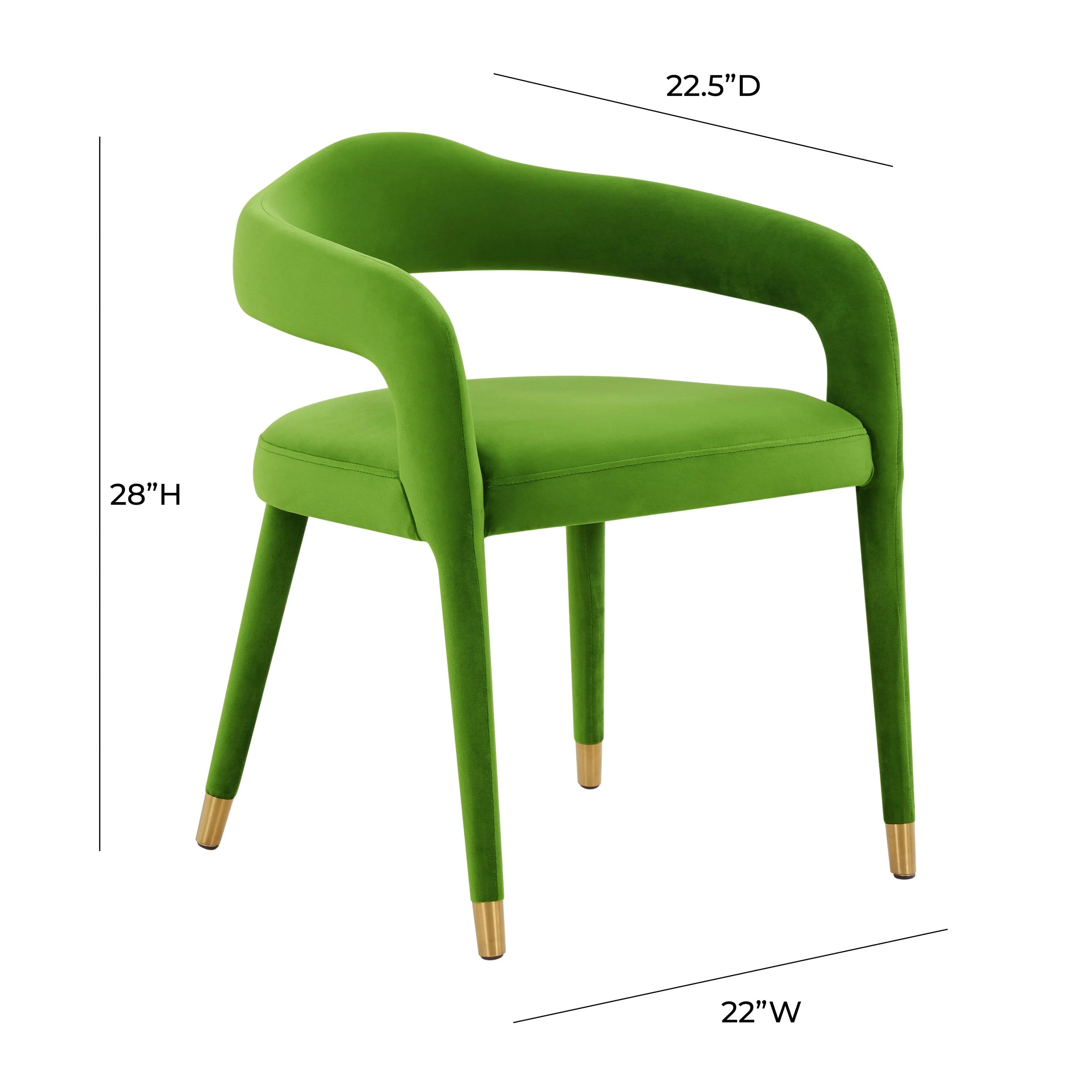Lucia Performance Velvet Dining Chair