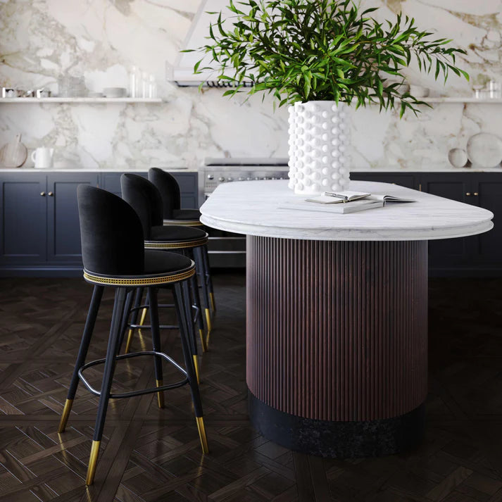 Harley Velvet Stool