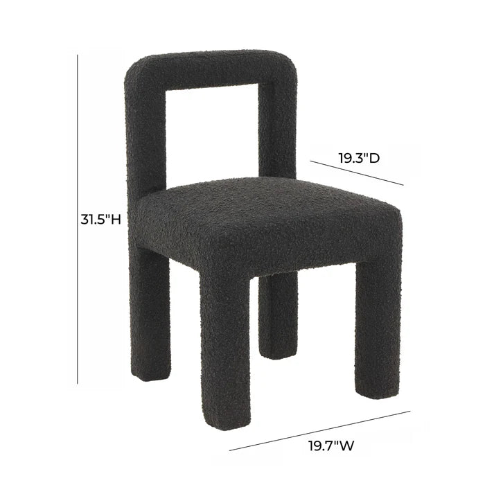 Hazel Boucle Dining Chair