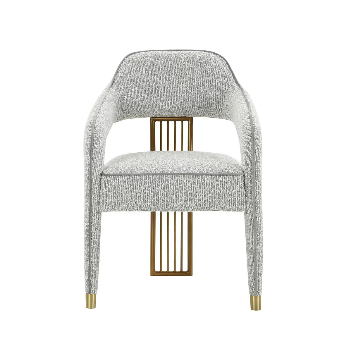 Corralis Speckled Grey Performance Boucle Dining Chair