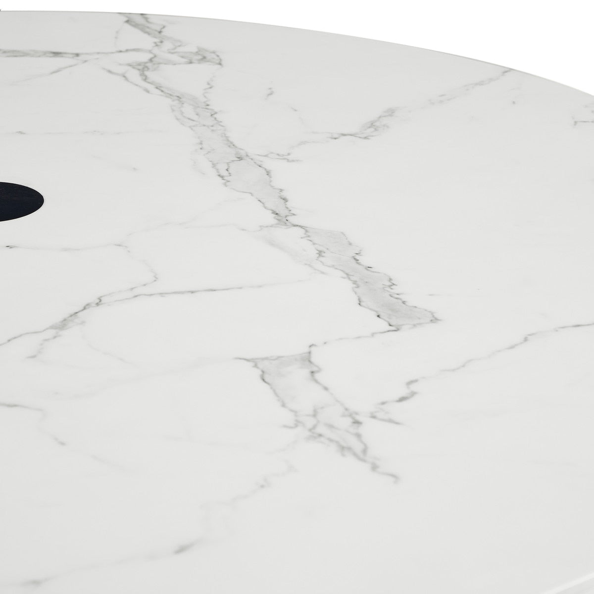 Piper White 60" Round Dining Table