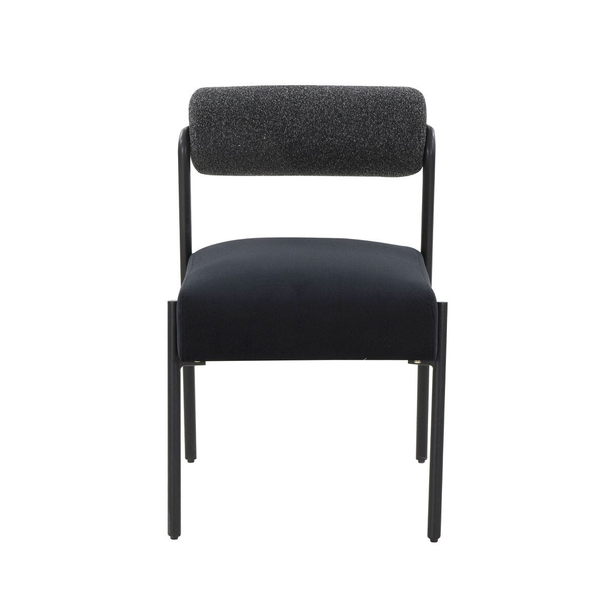 Jolene Black Velvet Dining Chair - Set of 2