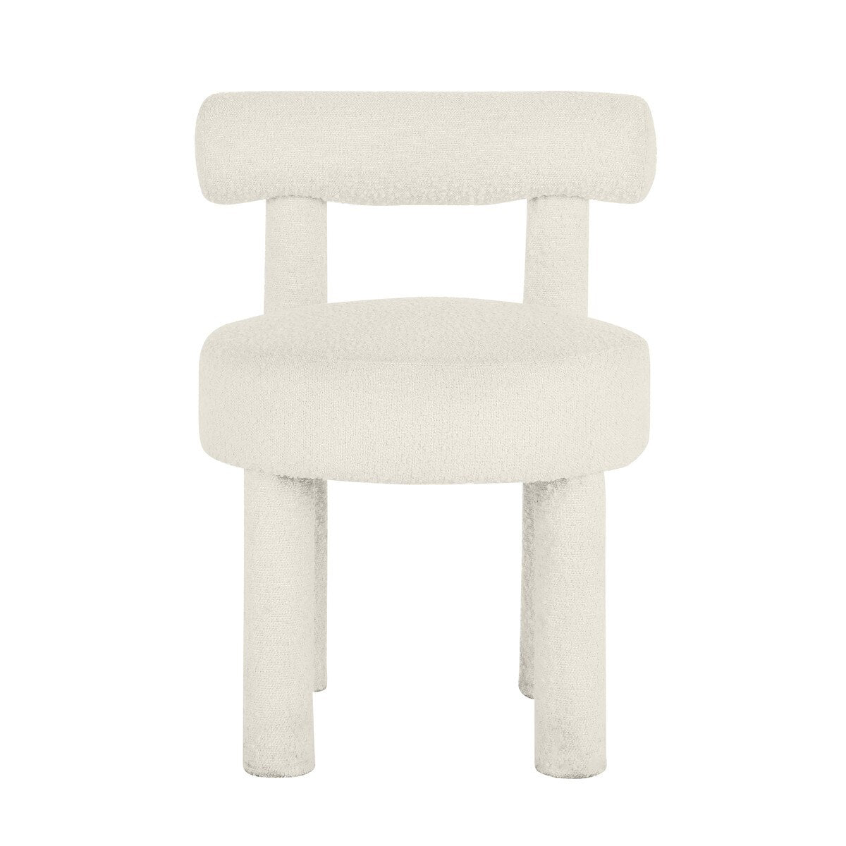 Carmel Cream Performance Boucle Dining Chair