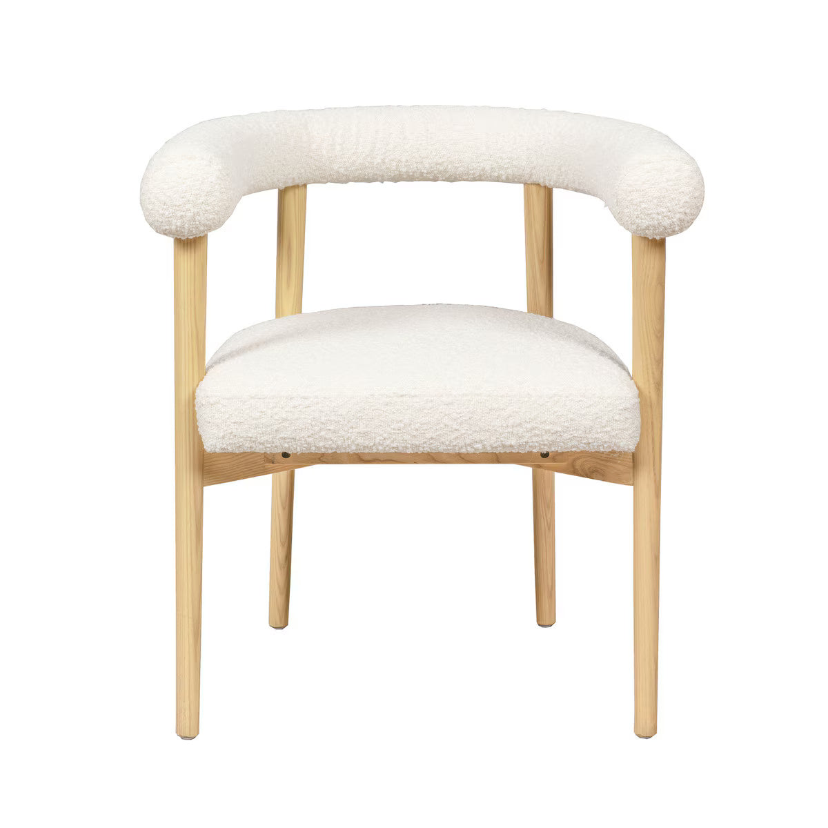 Spara Cream Performance Boucle Dining Chair