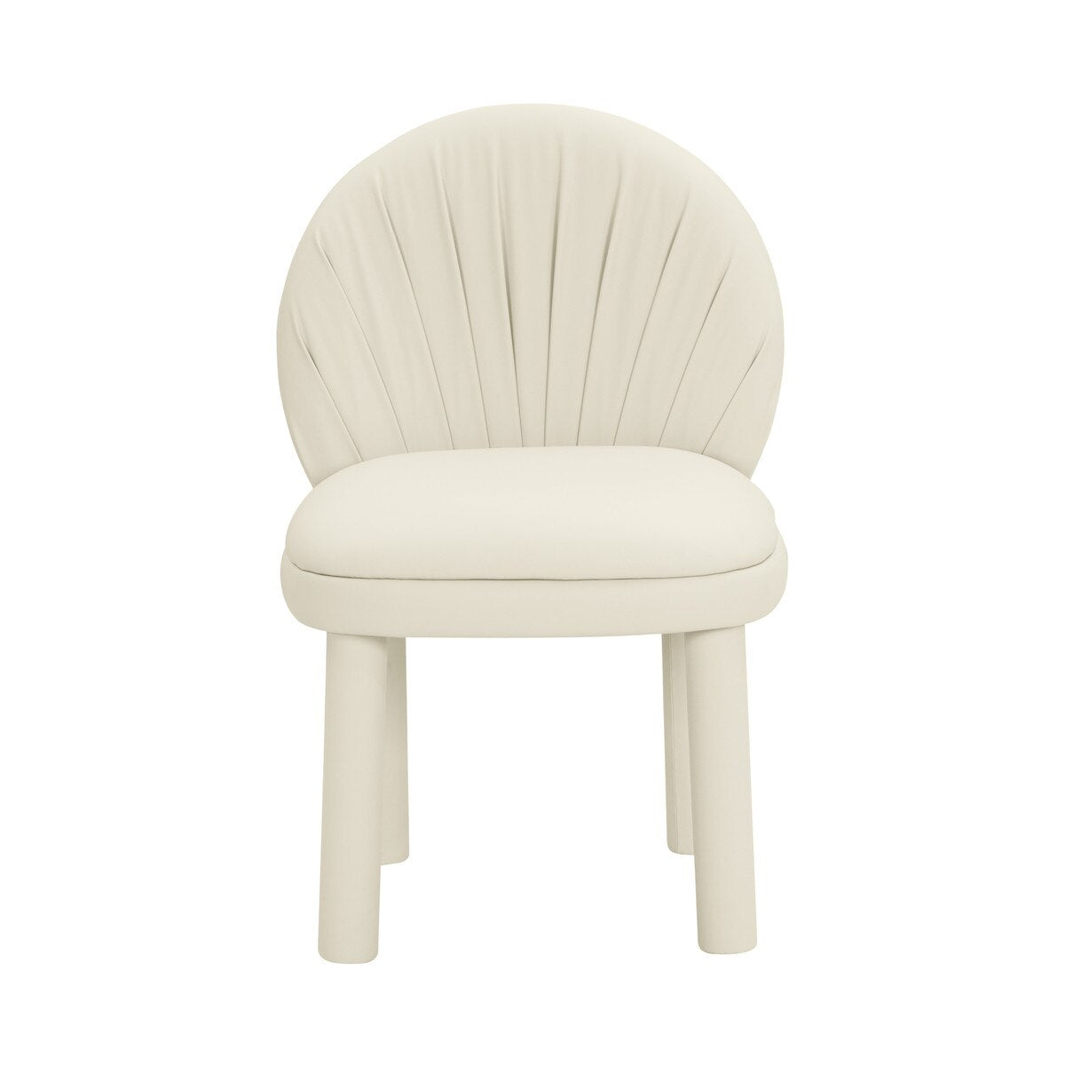 Aliyah Cream Performance Vegan Leather Dining Chair