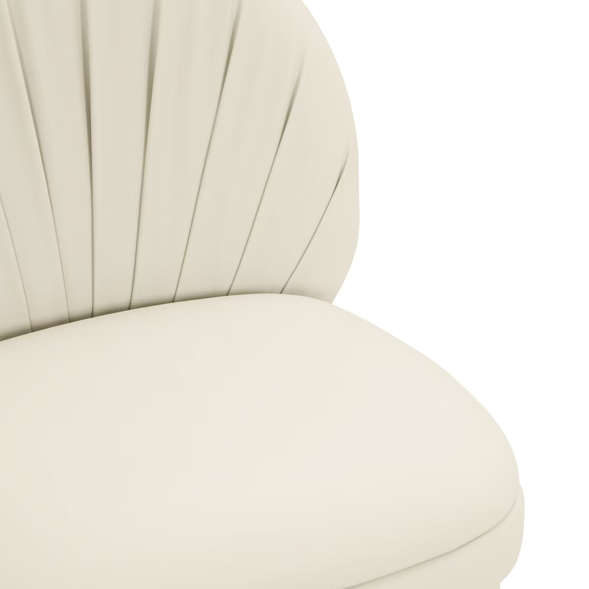 Aliyah Cream Performance Vegan Leather Dining Chair