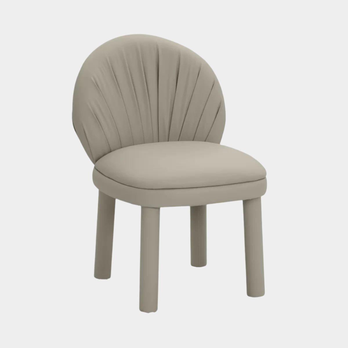 Aliyah Grey Performance Vegan Leather Dining Chair