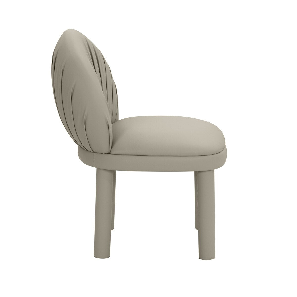 Aliyah Grey Performance Vegan Leather Dining Chair