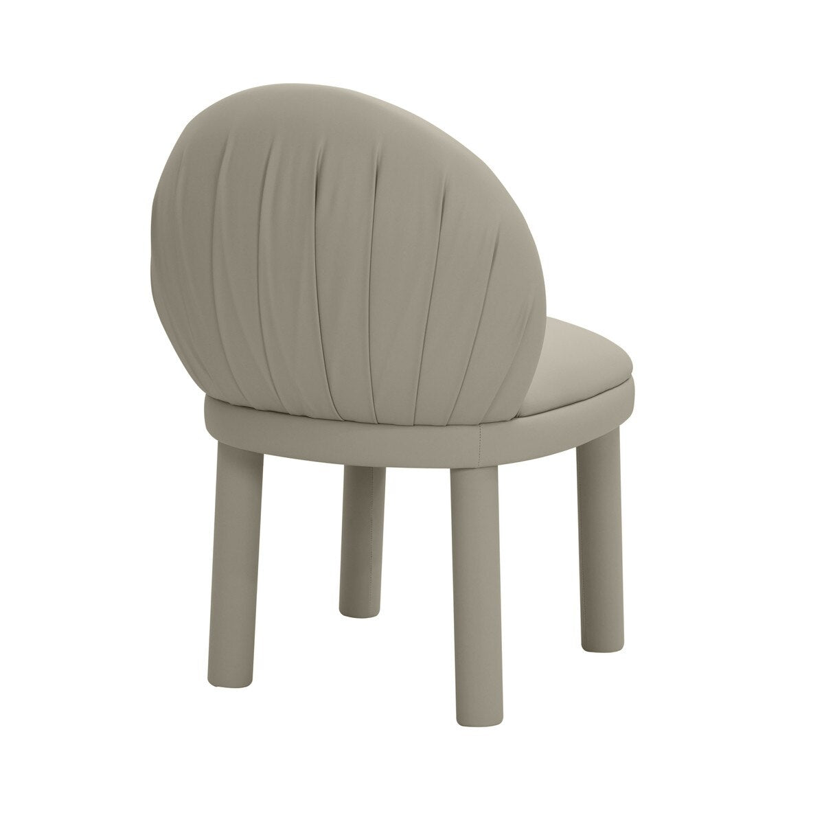 Aliyah Grey Performance Vegan Leather Dining Chair