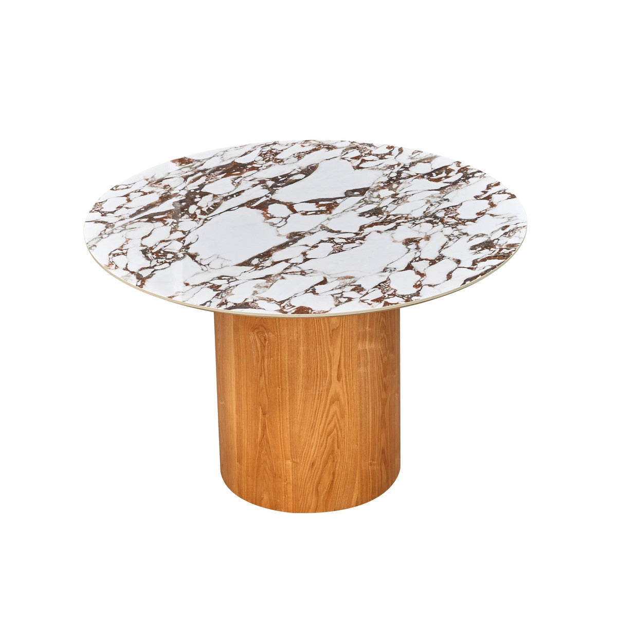 Tamara Marble Ceramic 47" Round Dinette Table