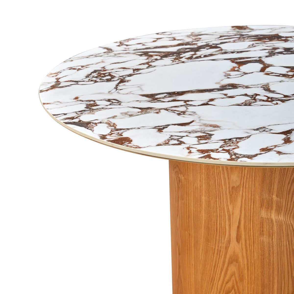 Tamara Marble Ceramic 47" Round Dinette Table