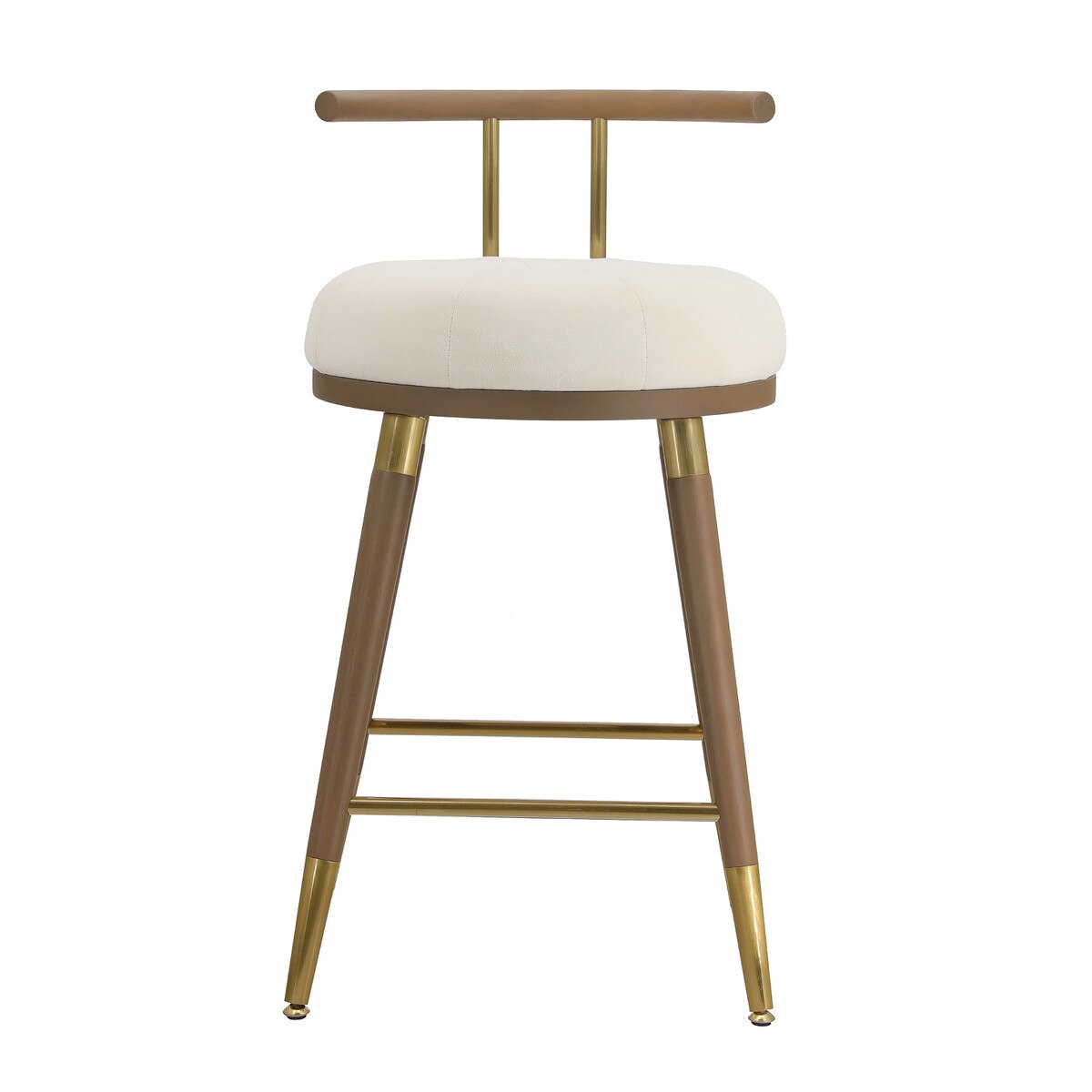 Juniper Cream Velvet Barstool