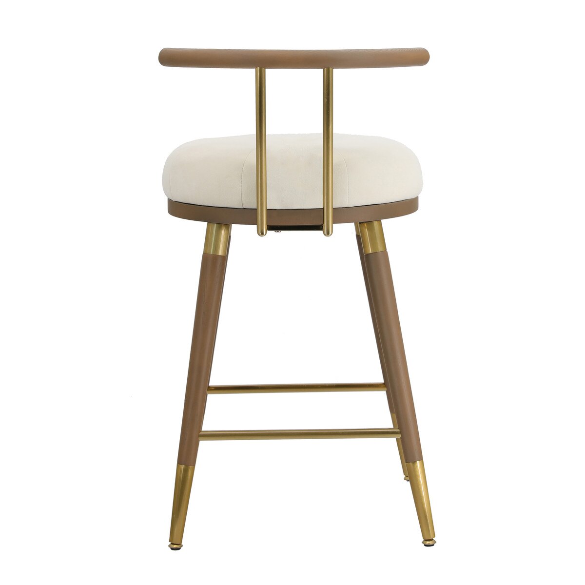 Juniper Cream Velvet Barstool