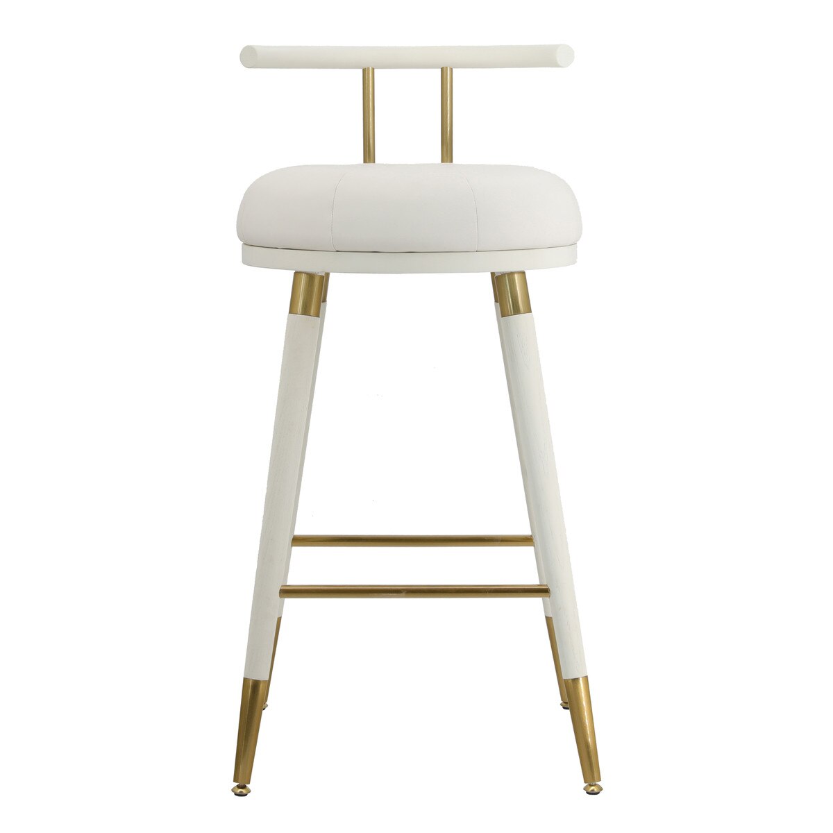 Juniper White Performance Vegan Leather Barstool