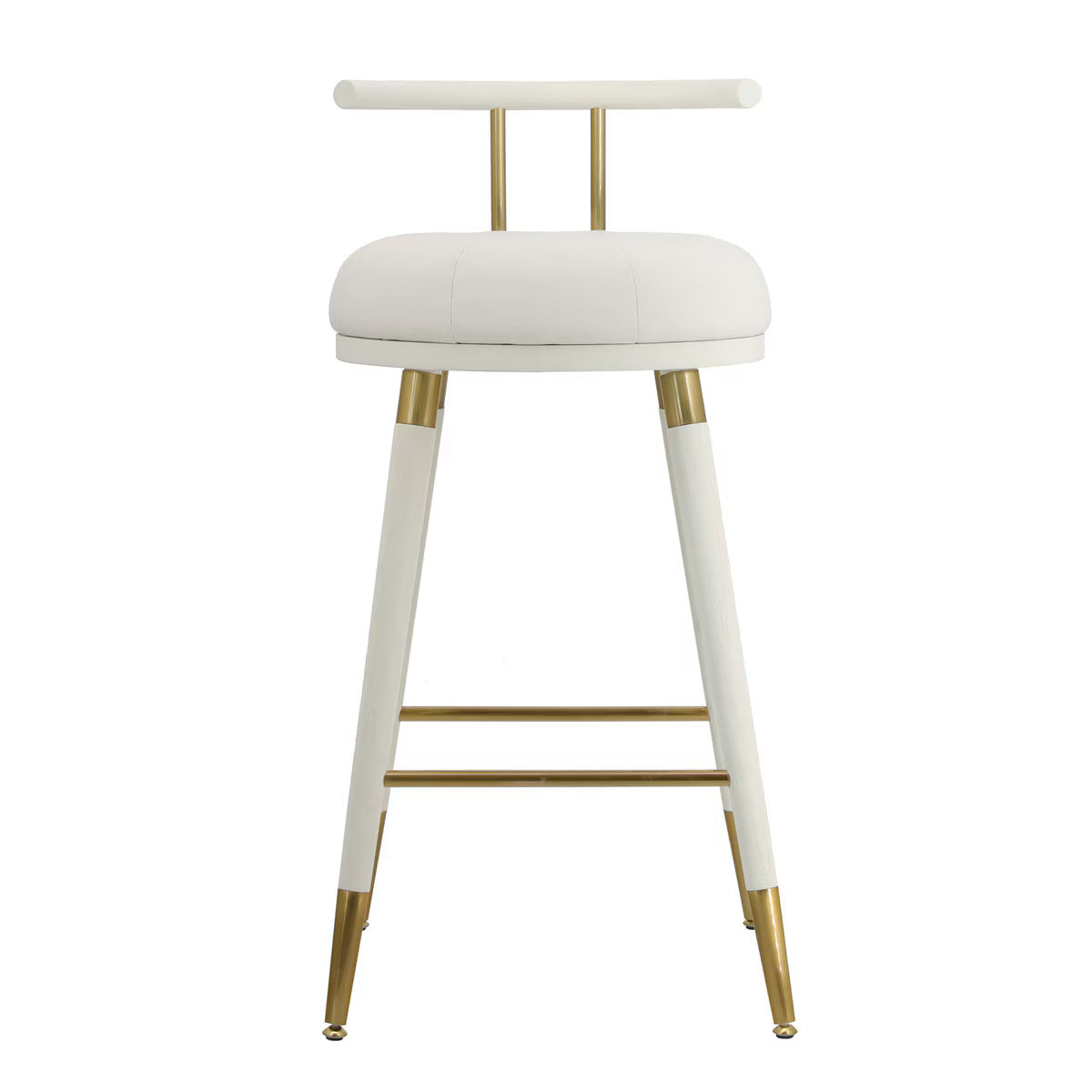 Juniper White Performance Vegan Leather Counter Stool