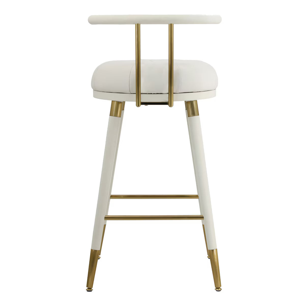 Juniper White Performance Vegan Leather Counter Stool