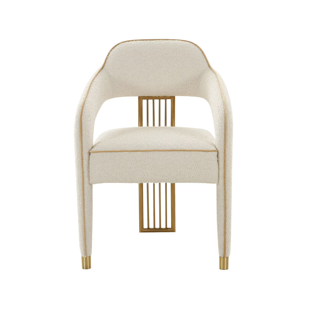 Corralis Cream Performance Boucle Dining Chair