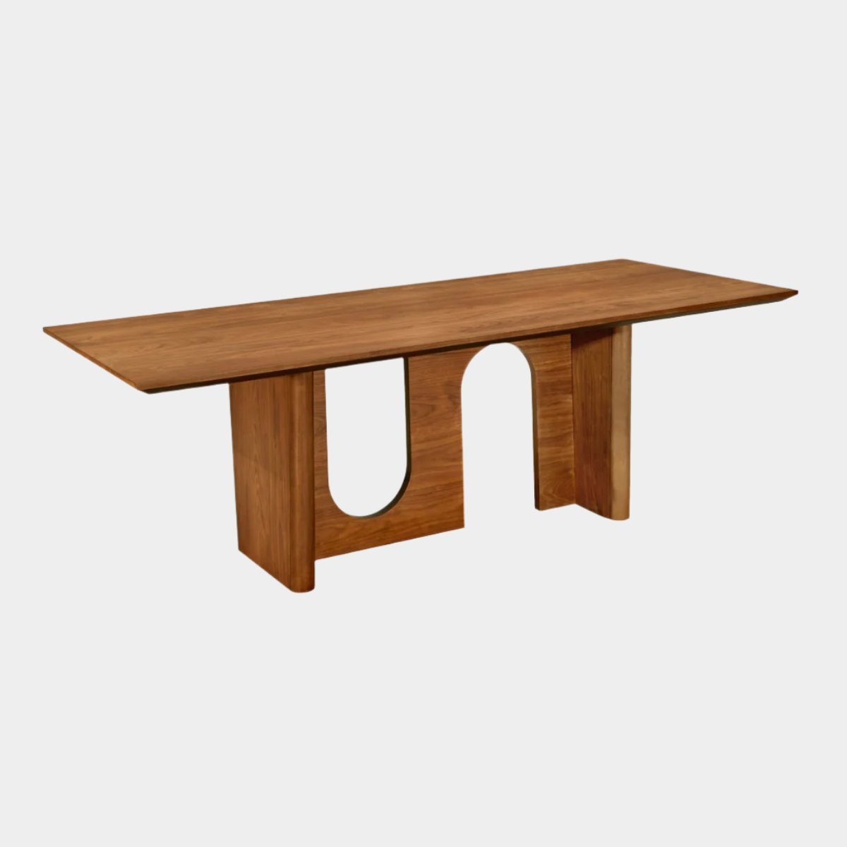 Satra Walnut Rectangular 92" Dining Table